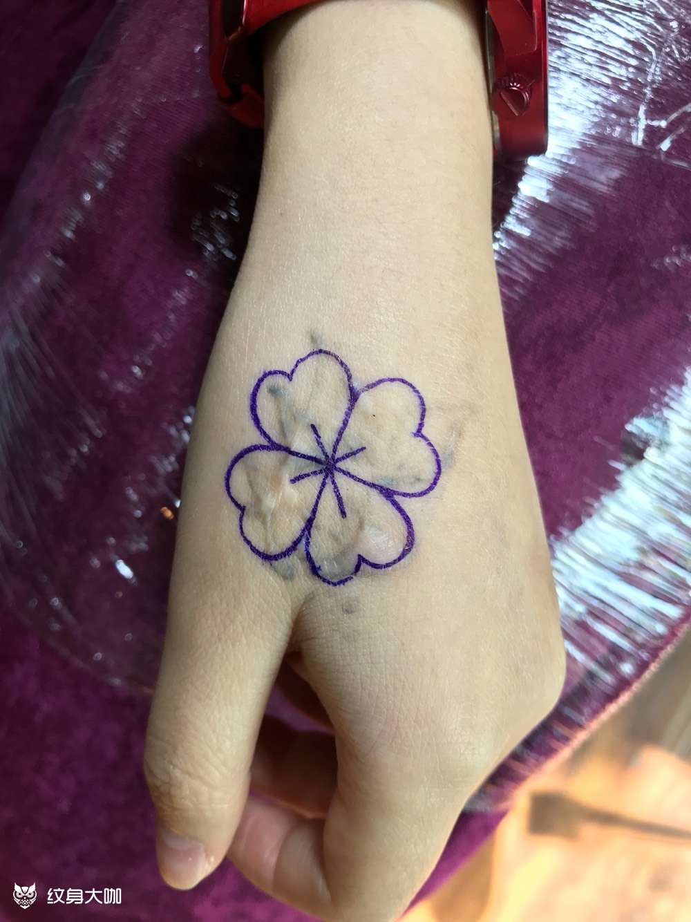 四叶草_纹身图案手稿图片_54tattoo 的纹身作品集