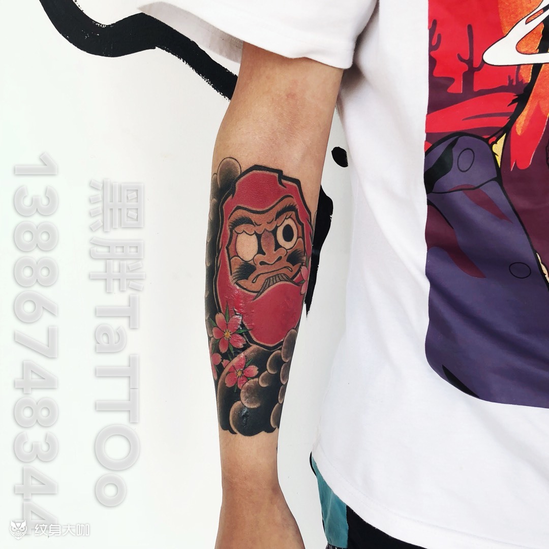 小臂日式纹身图案图片