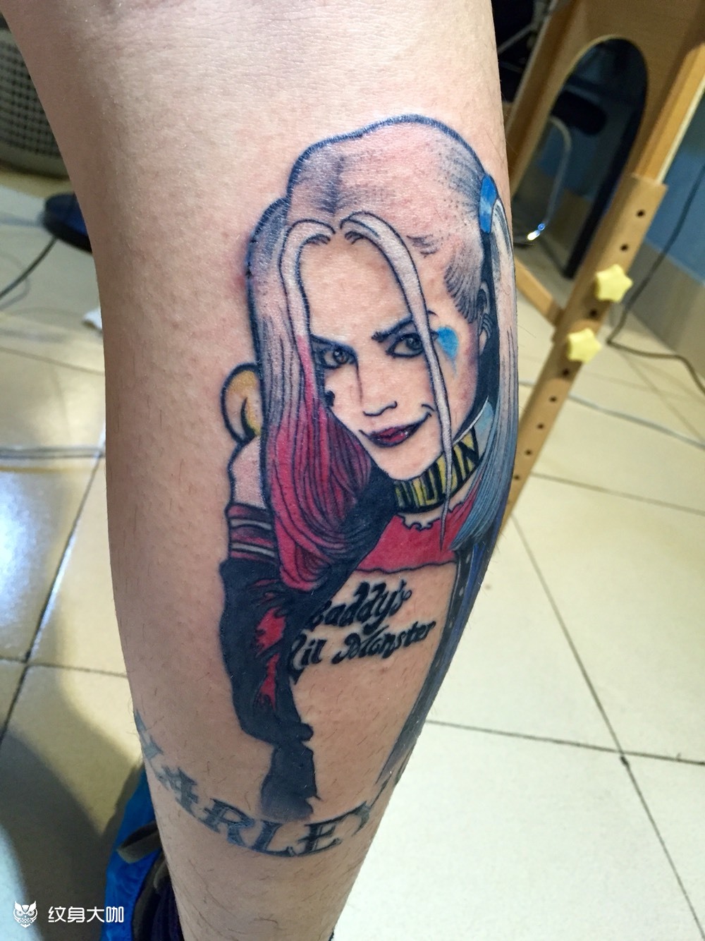 哈莉奎茵_纹身图案手稿图片_沨间的纹身作品集