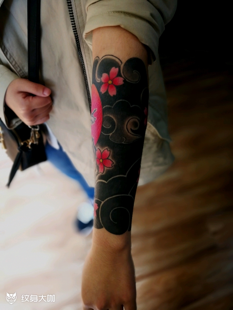 小臂日式纹身图案图片