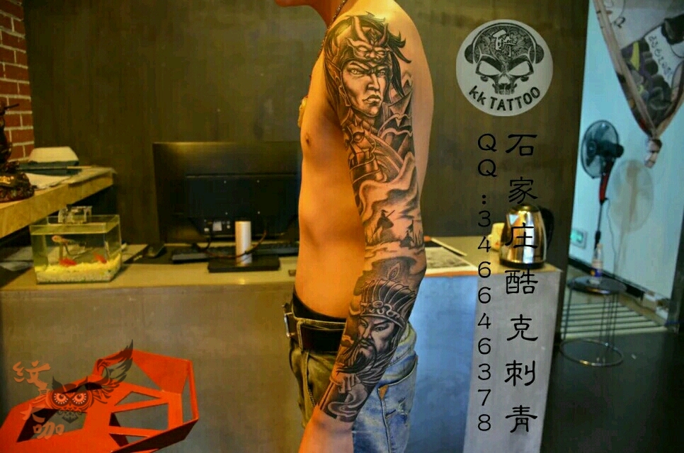 赵云诸葛亮花臂