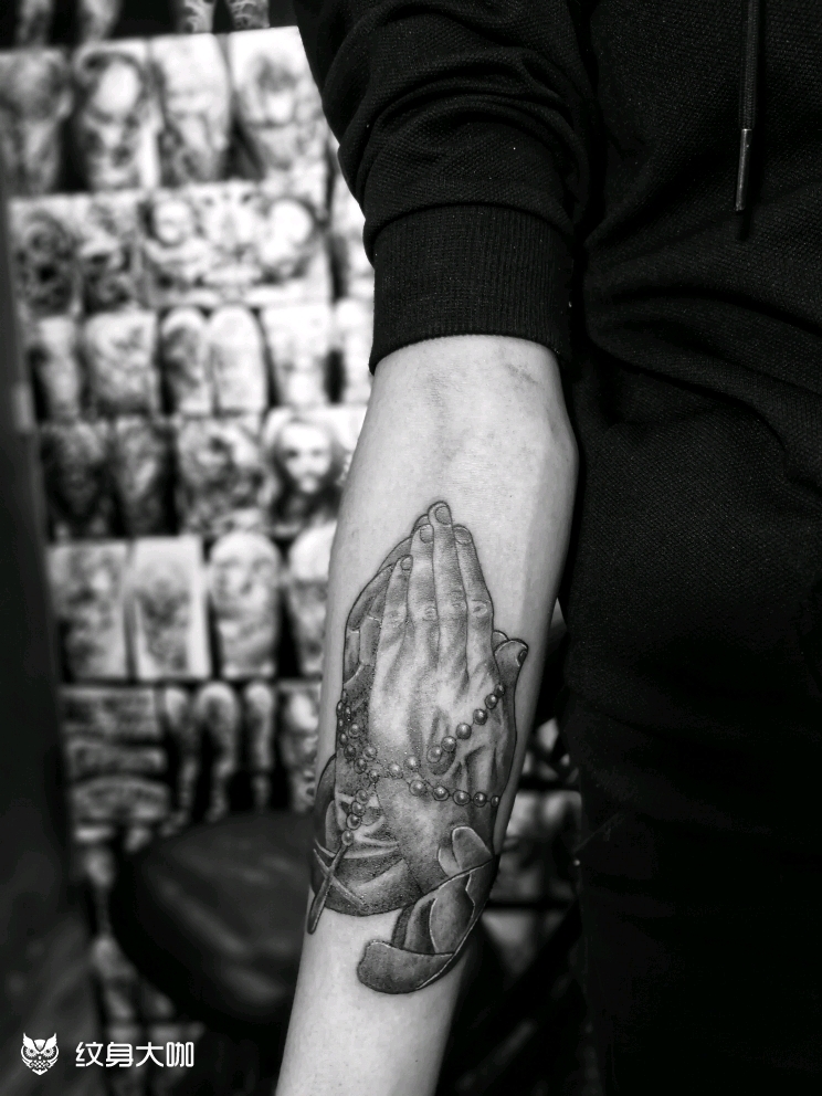 求佛_纹身图案手稿图片_阿勤的纹身作品集