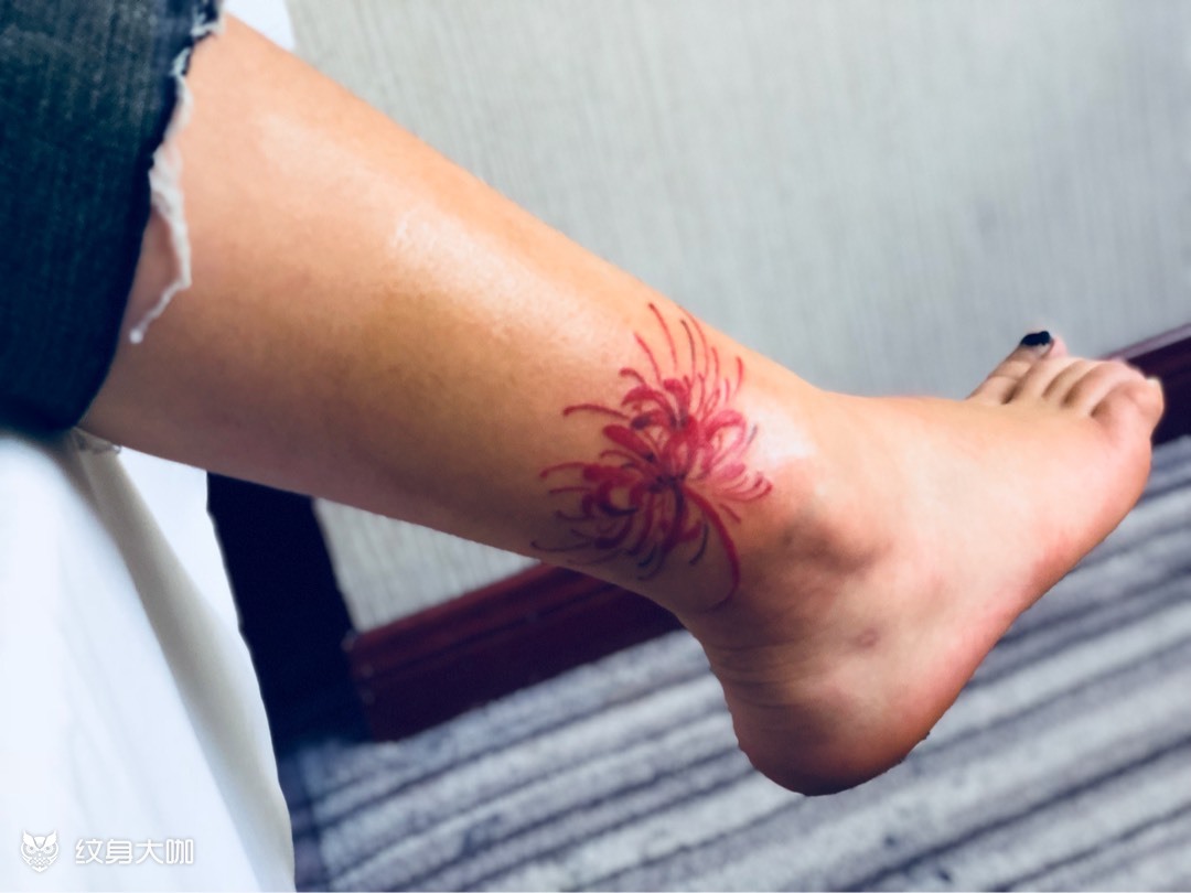 彼岸花_纹身图案手稿图片_忆印的纹身作品集