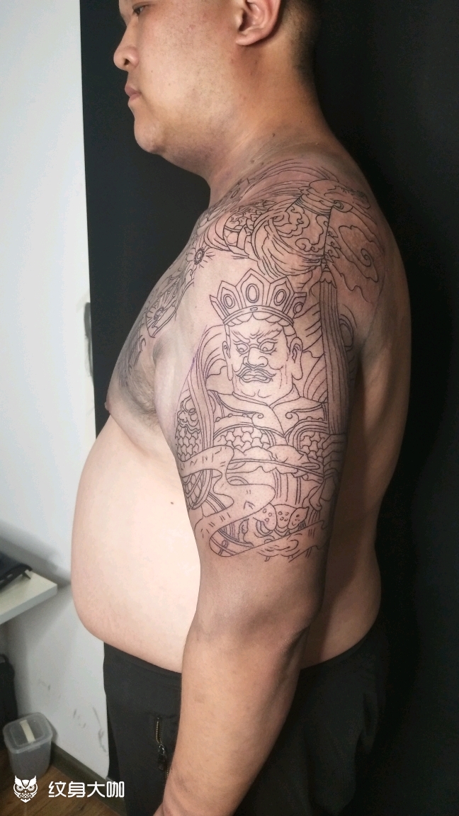 四大天王半甲割线