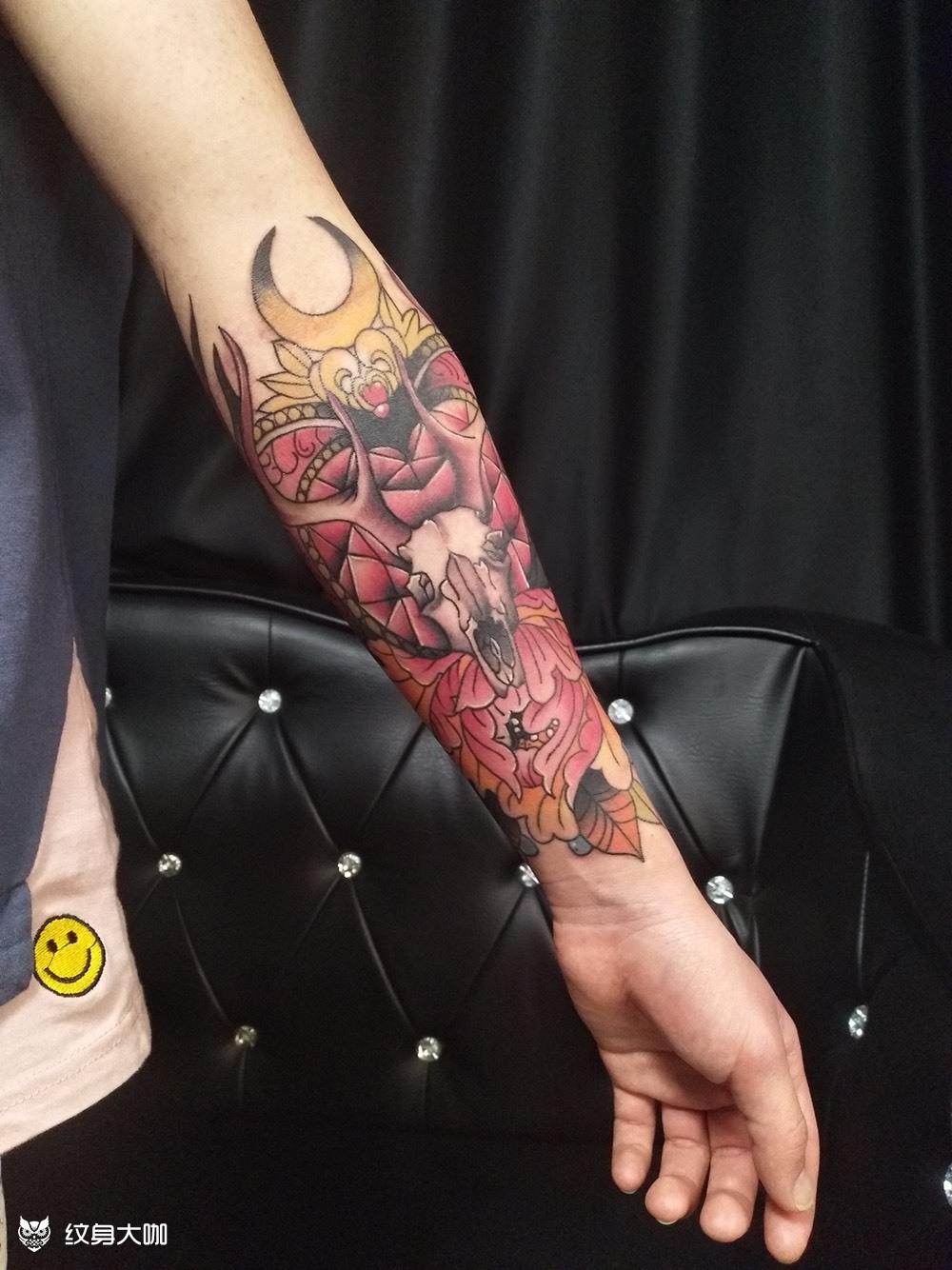 欧美包小臂_纹身图案手稿图片_康师傅红烧牛肉面的纹身作品集