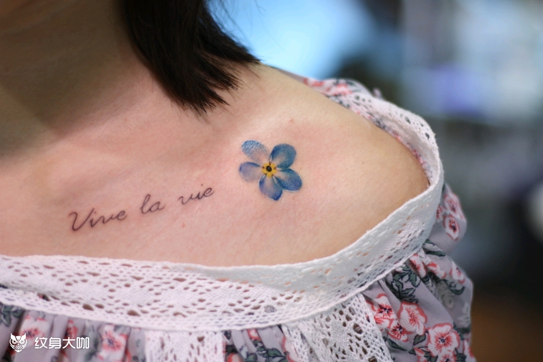 作品简介:顾客说这花叫勿忘我,不知道是个什么