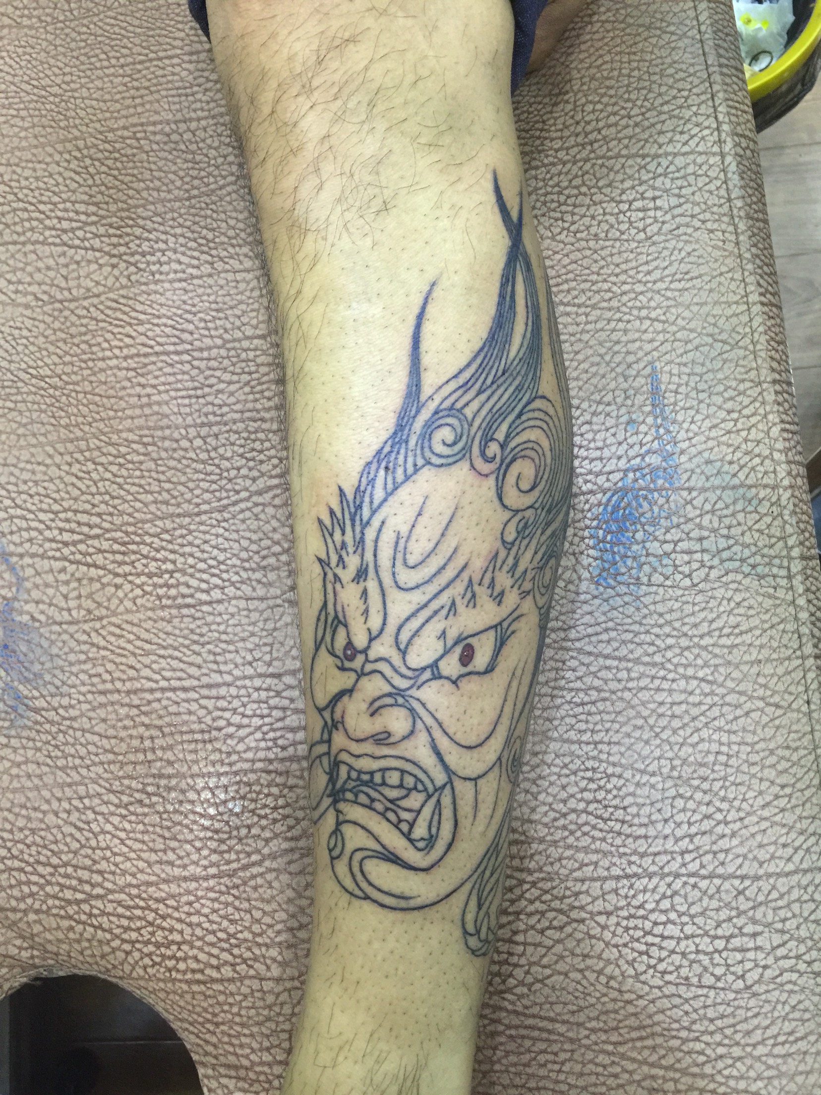 不动冥王_纹身图案手稿图片_顾天雄的纹身作品集