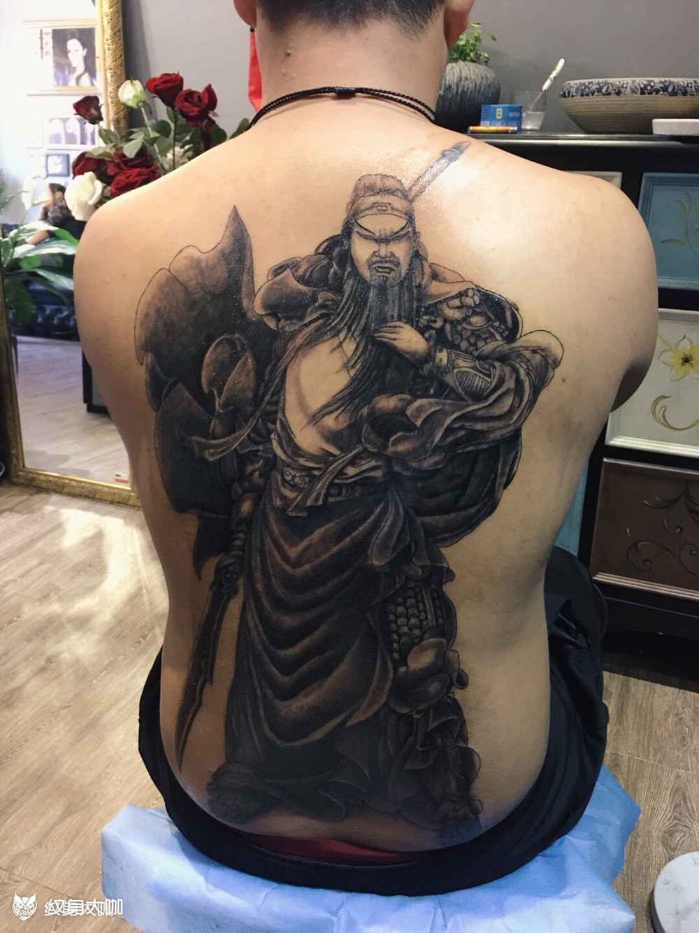 霸气二爷_纹身图案手稿图片_阿修罗的纹身作品集