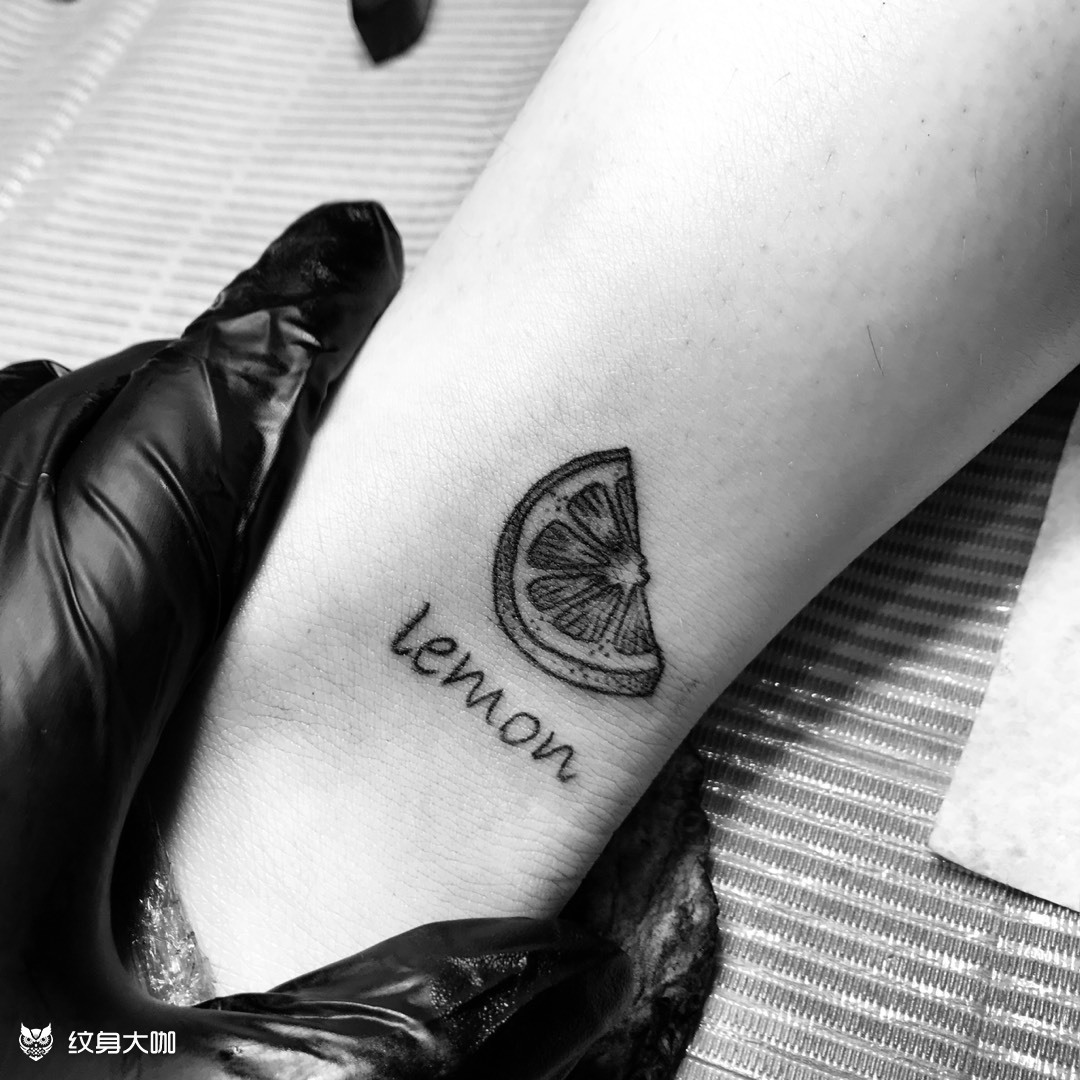 柠檬93_纹身图案手稿图片_尹茜琳的纹身作品集