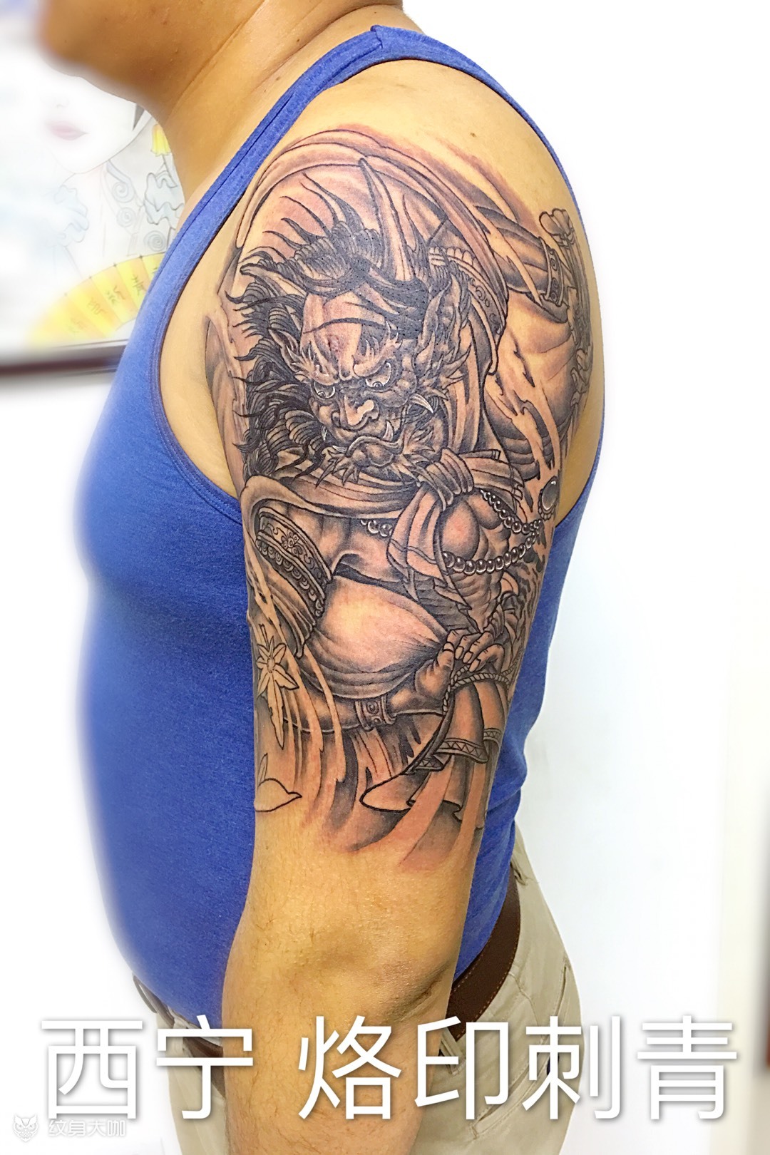 风神_纹身图案手稿图片_舒昶的纹身作品集