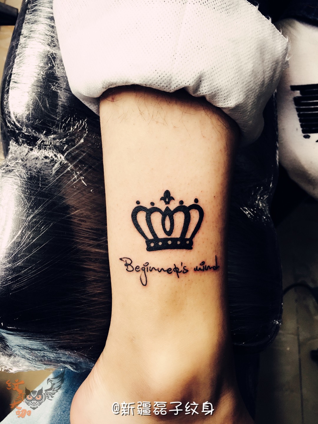 皇冠_纹身图案手稿图片_磊子的纹身作品集