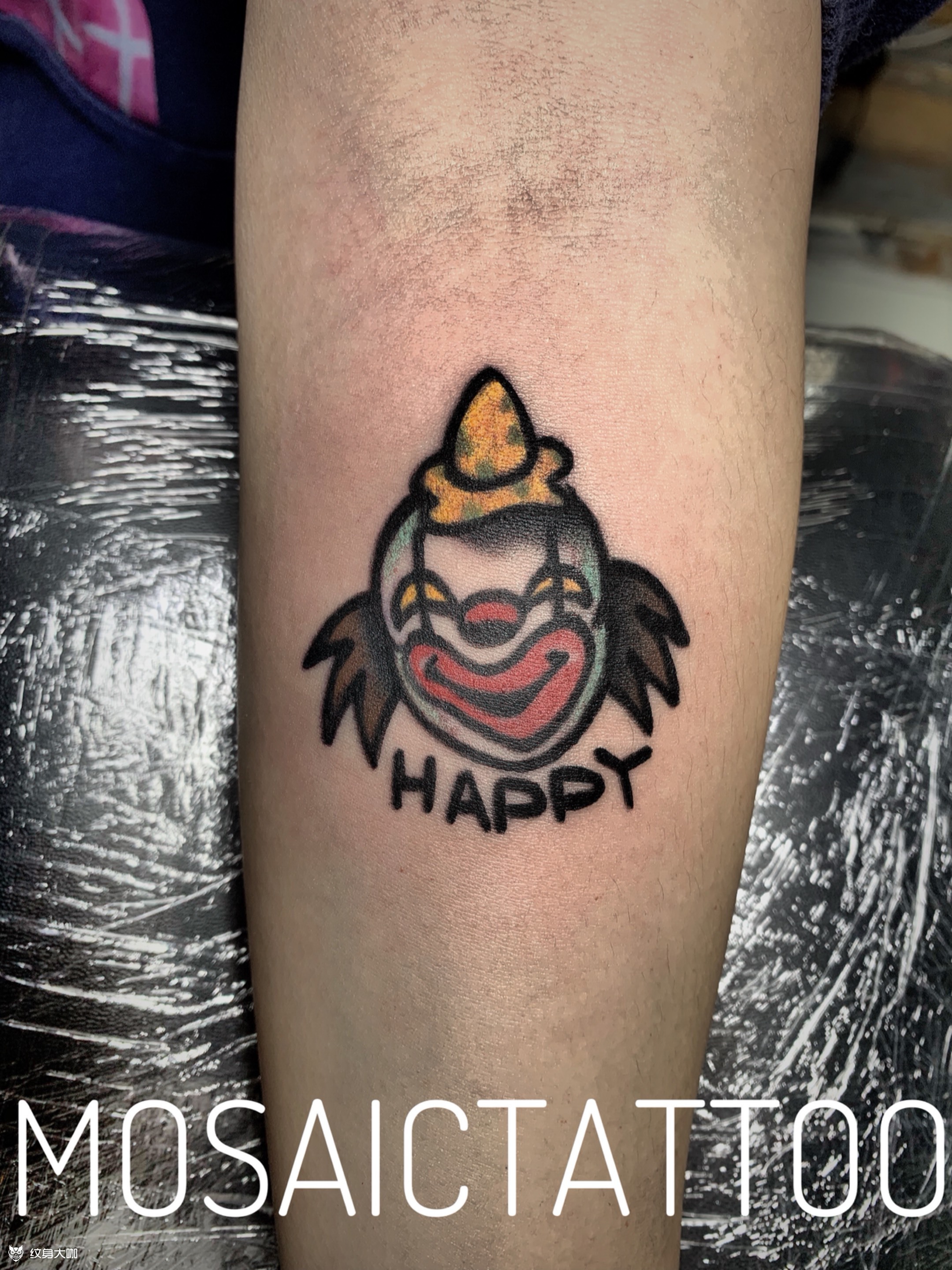 joker_纹身图案手稿图片_mosaicink的纹身作品集