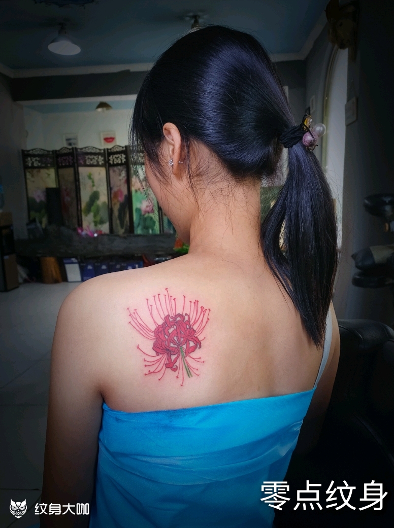 彼岸花一位超级辣妈,因为喜欢_纹身吧社区 - 纹身大咖