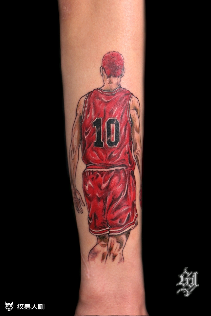 樱木花道_纹身图案手稿图片_戴天宇的纹身作品集