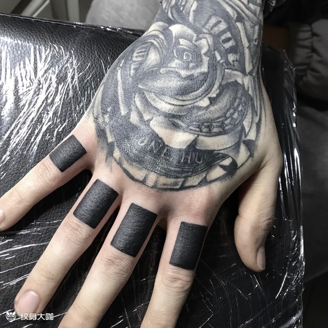 黑手指_纹身图案手稿图片_孙愤怒的纹身作品集