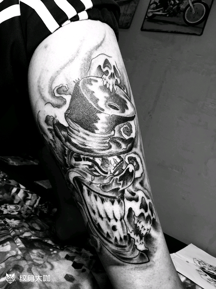 小丑_纹身图案手稿图片_mafia的纹身作品集