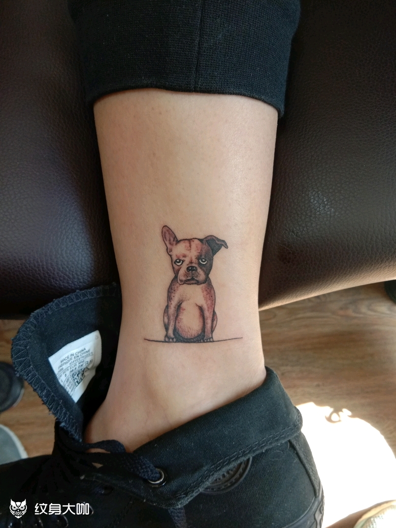 狗纹身图案简单图片
