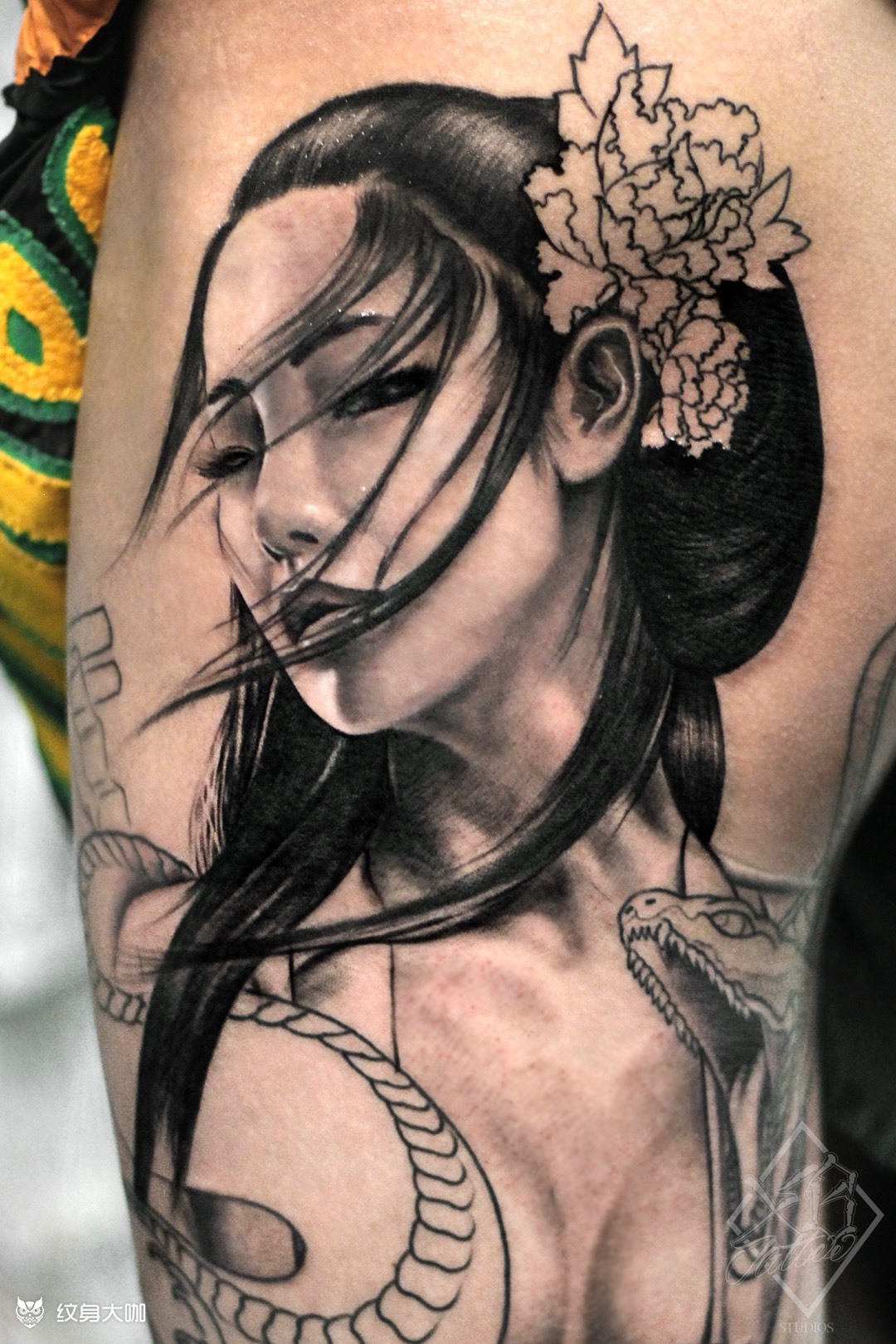 小邦作品日本艺妓61geish_纹身吧社区 - 纹身大咖