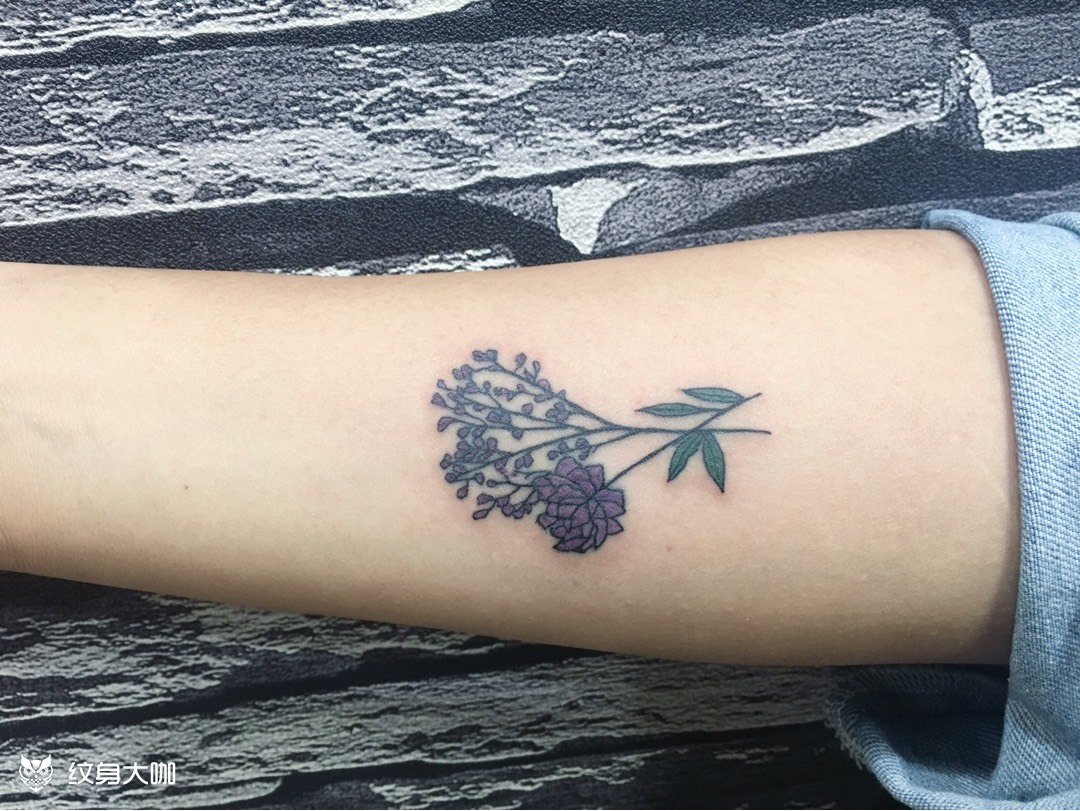 满天星_纹身图案手稿图片_彭画吉的纹身作品集