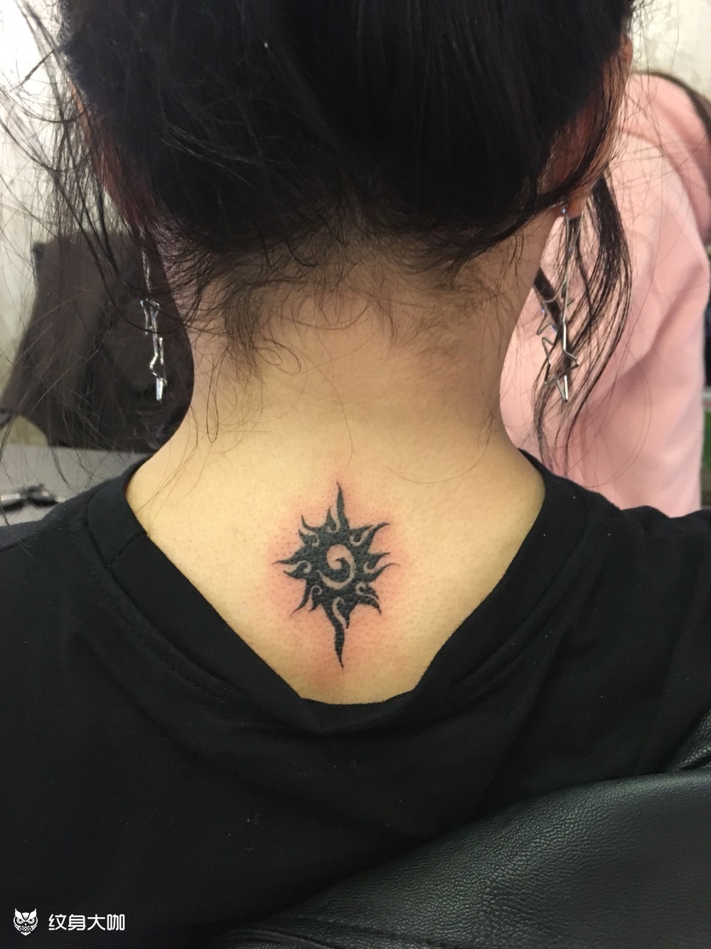 图腾太阳_纹身图案手稿图片_一品堂纹刺的纹身作品集