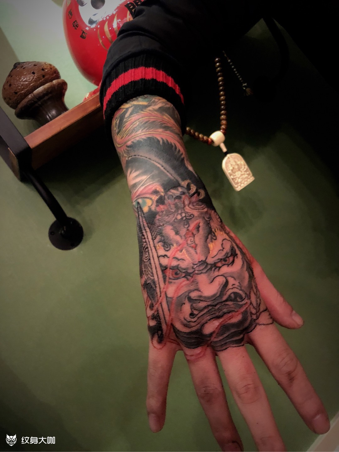 手背冥王_纹身图案手稿图片_贵阳冥刺青-雕顺的纹身作品集