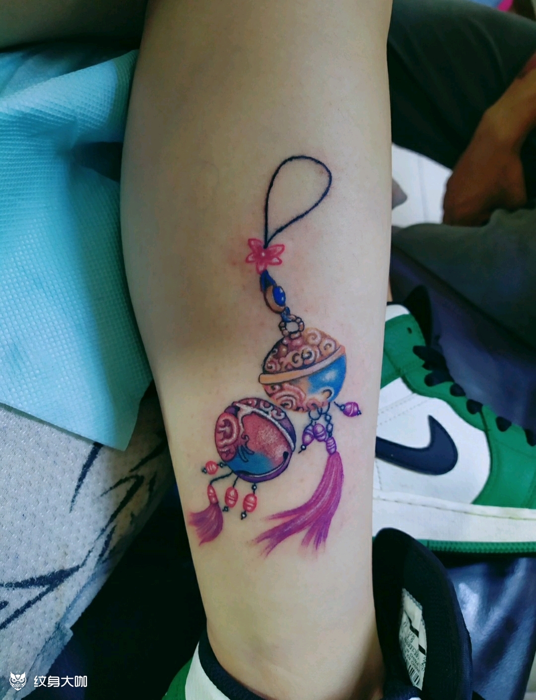 铃铛90_纹身图案手稿图片_零～度的纹身作品集