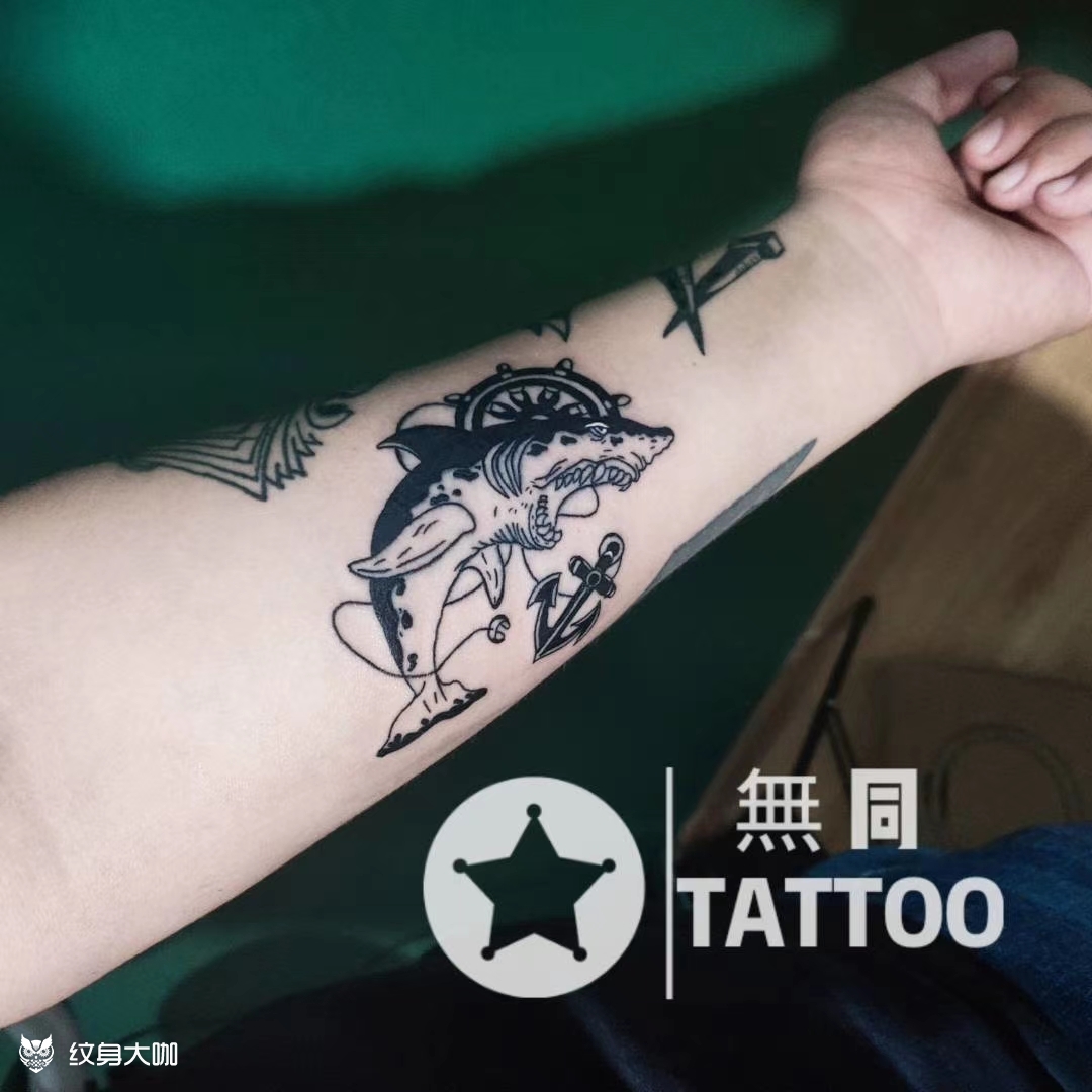 黑白小图拼接_纹身图案手稿图片_fox的纹身作品集