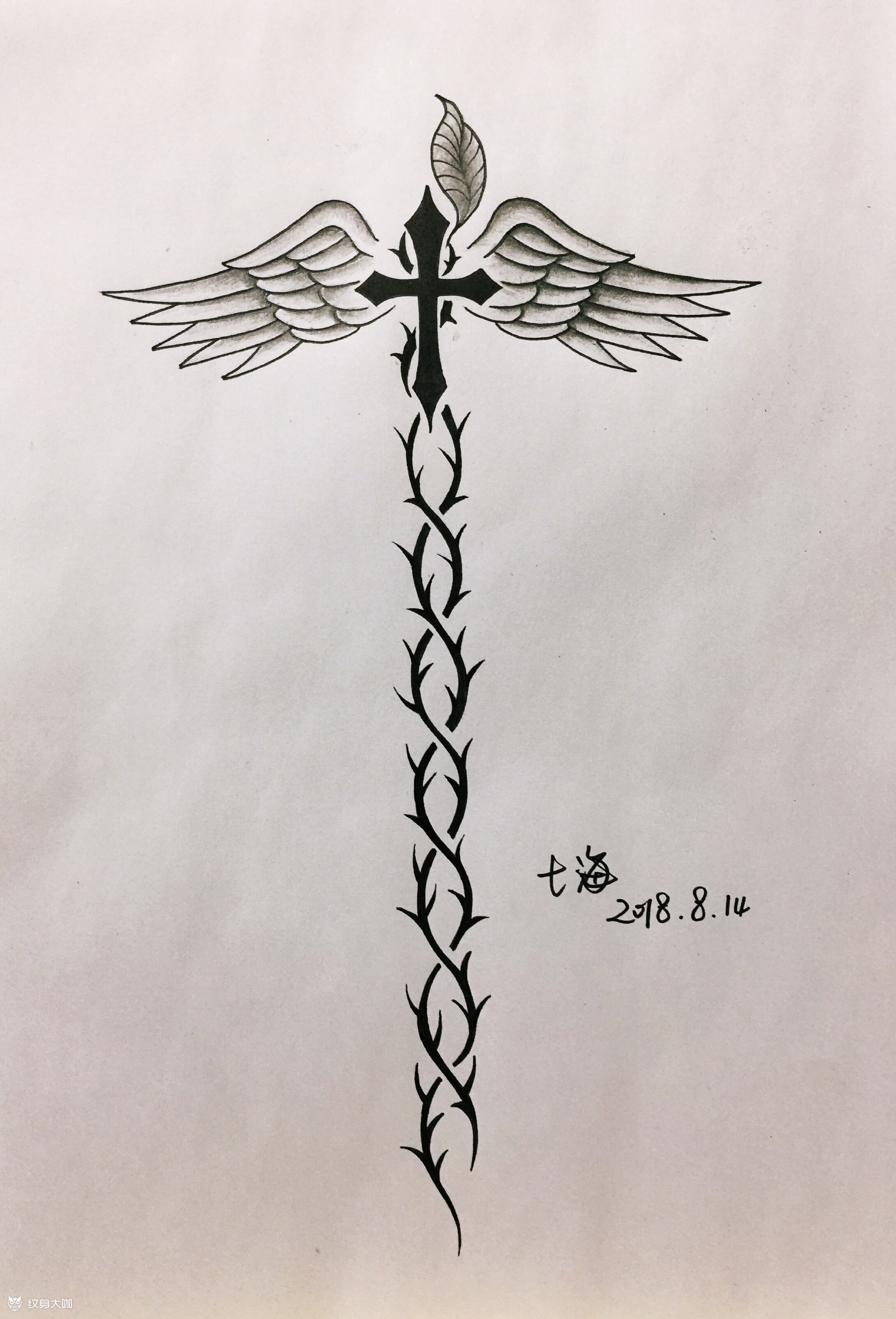 嘴炮康纳麦格雷戈后背荆棘,适合_纹身吧社区 - 纹身大咖