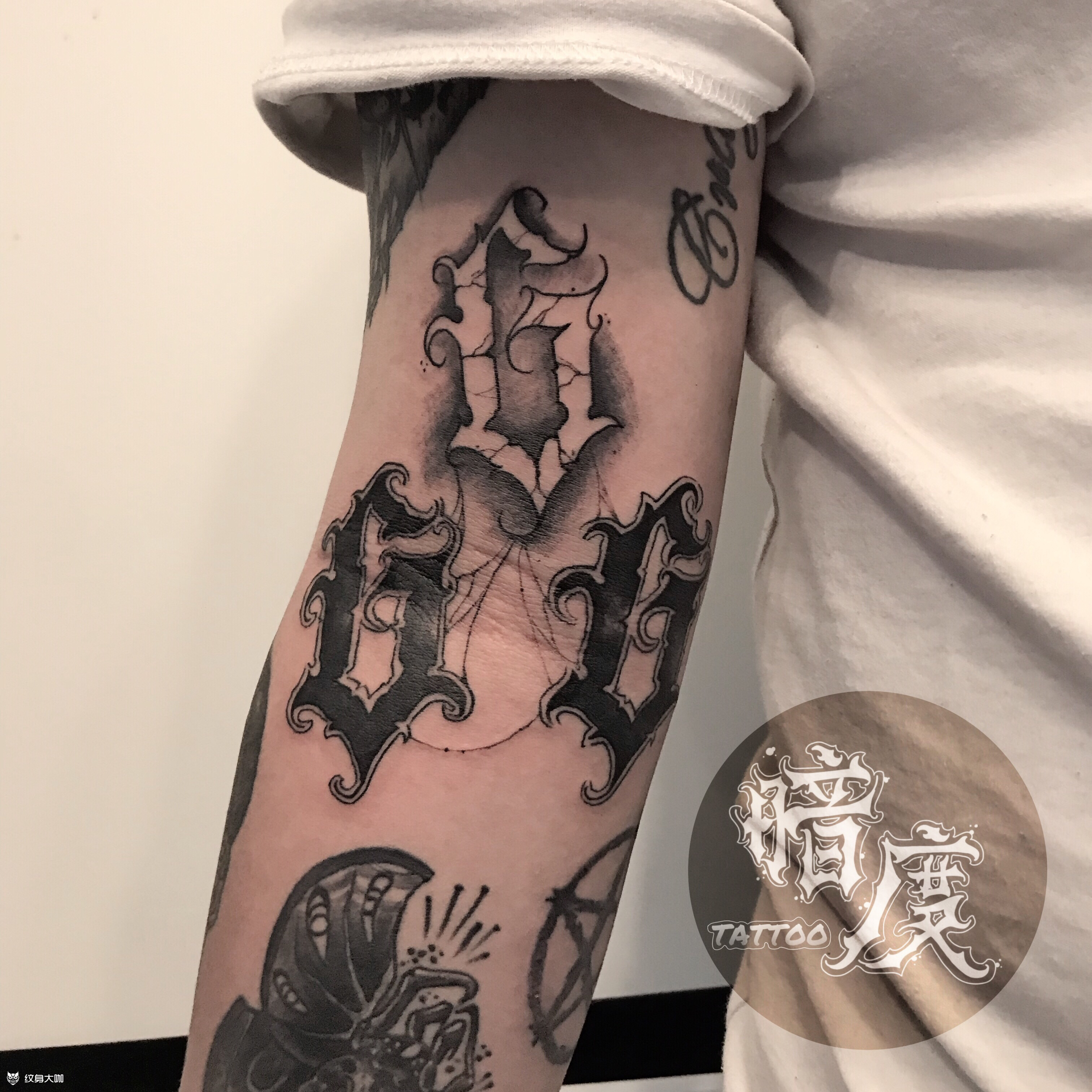 撒旦代号666_纹身图案手稿图片_阿友的纹身作品集