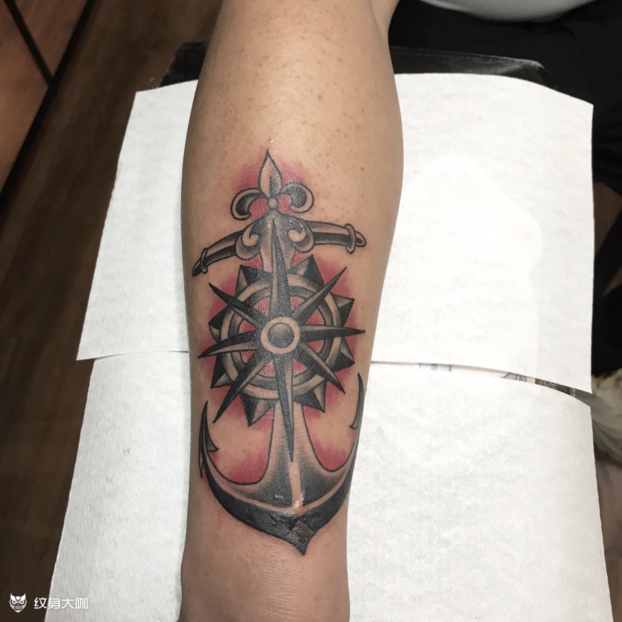 船锚7915_纹身图案手稿图片_针匠的纹身作品集