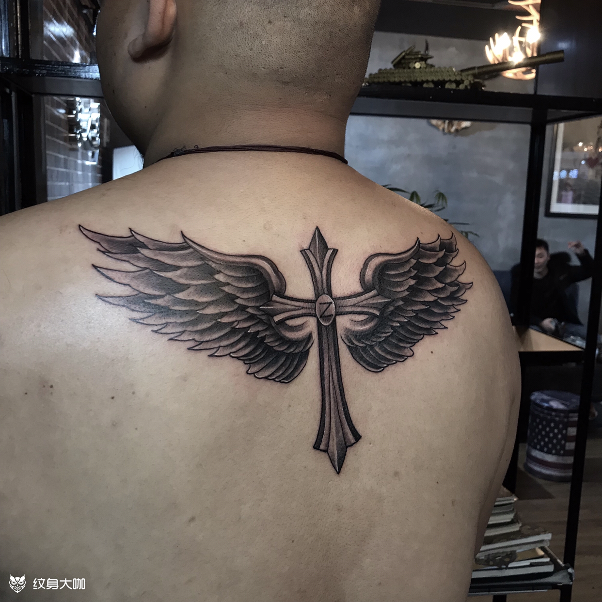 翅膀_纹身图案手稿图片_针匠的纹身作品集
