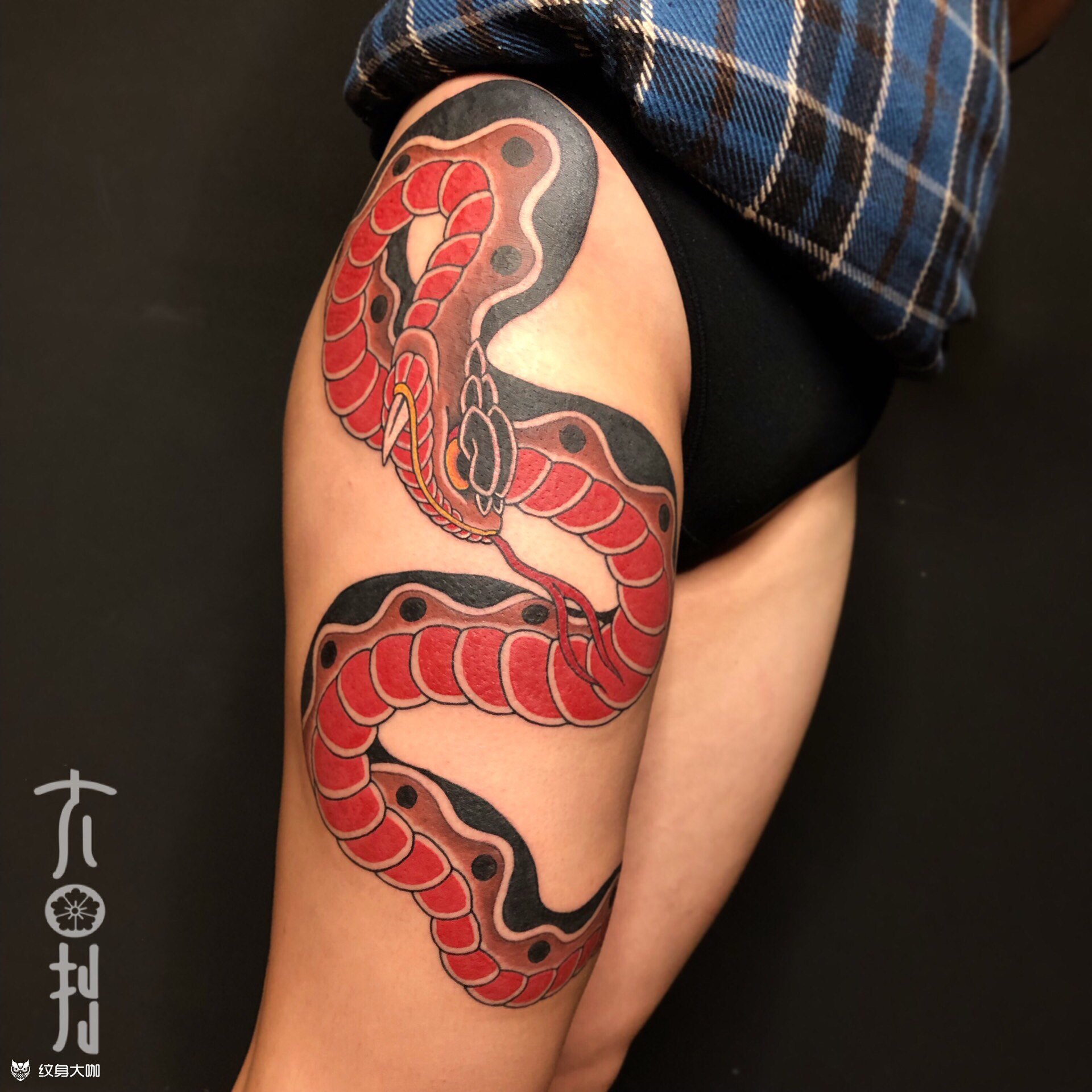 大蛇丸_纹身图案手稿图片_大拙的纹身作品集
