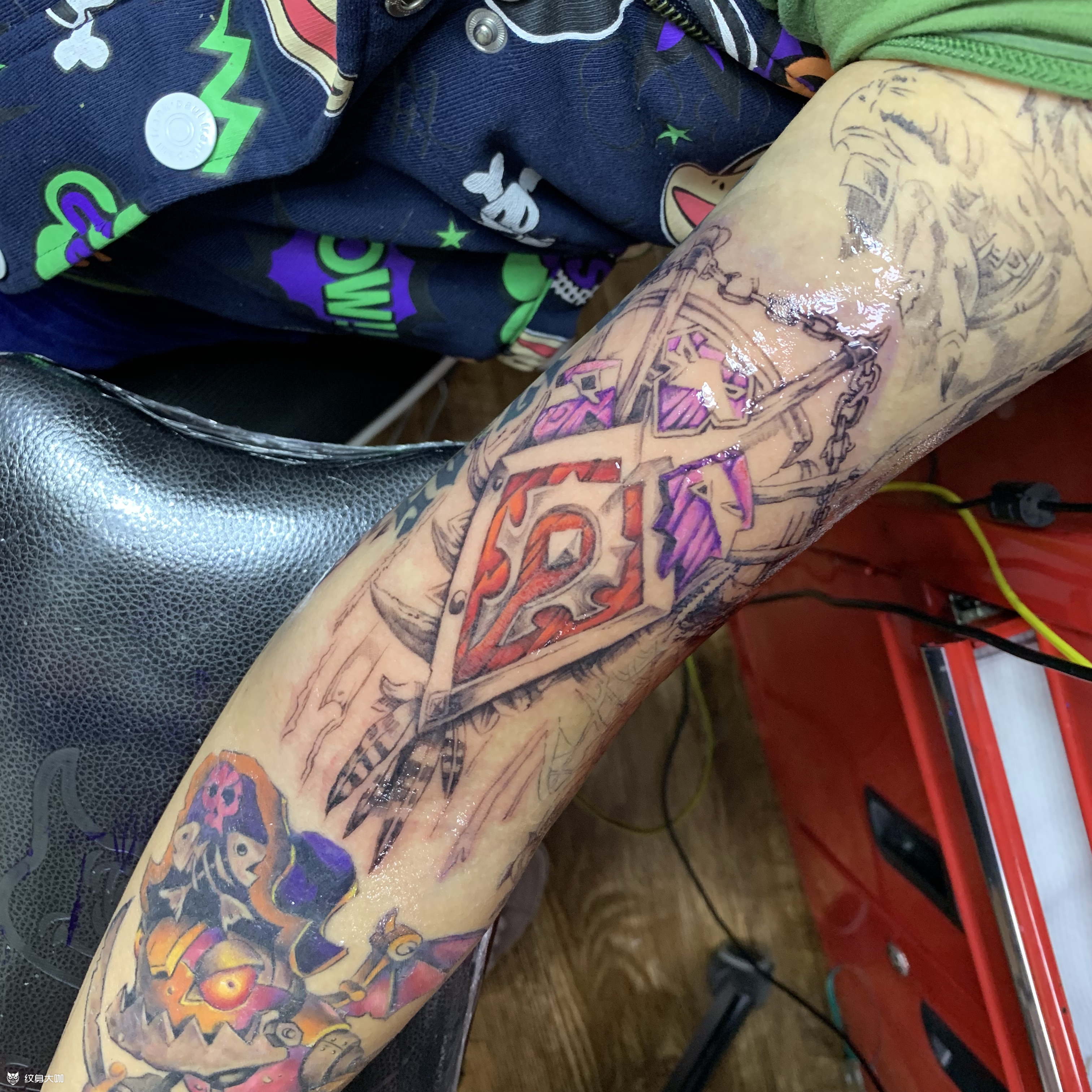 魔兽部落图腾_纹身图案手稿图片_紫硕的纹身作品集