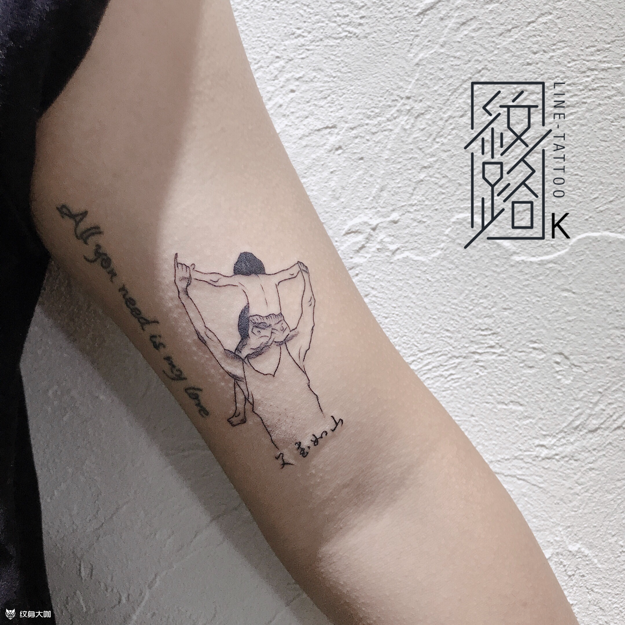 简笔画父爱如山,可原创设计_纹身吧社区 - 纹身大咖