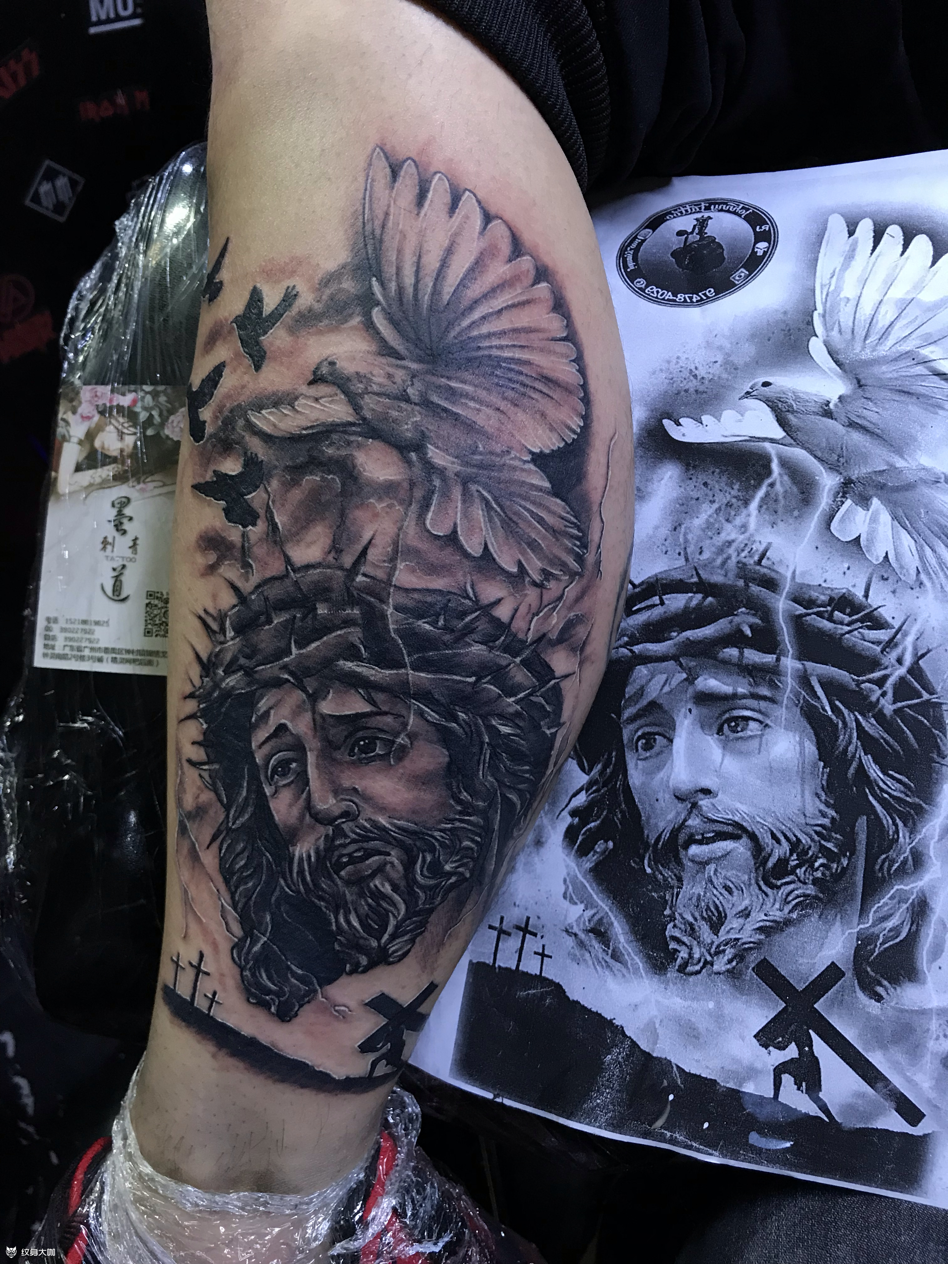 基督教纹身图片