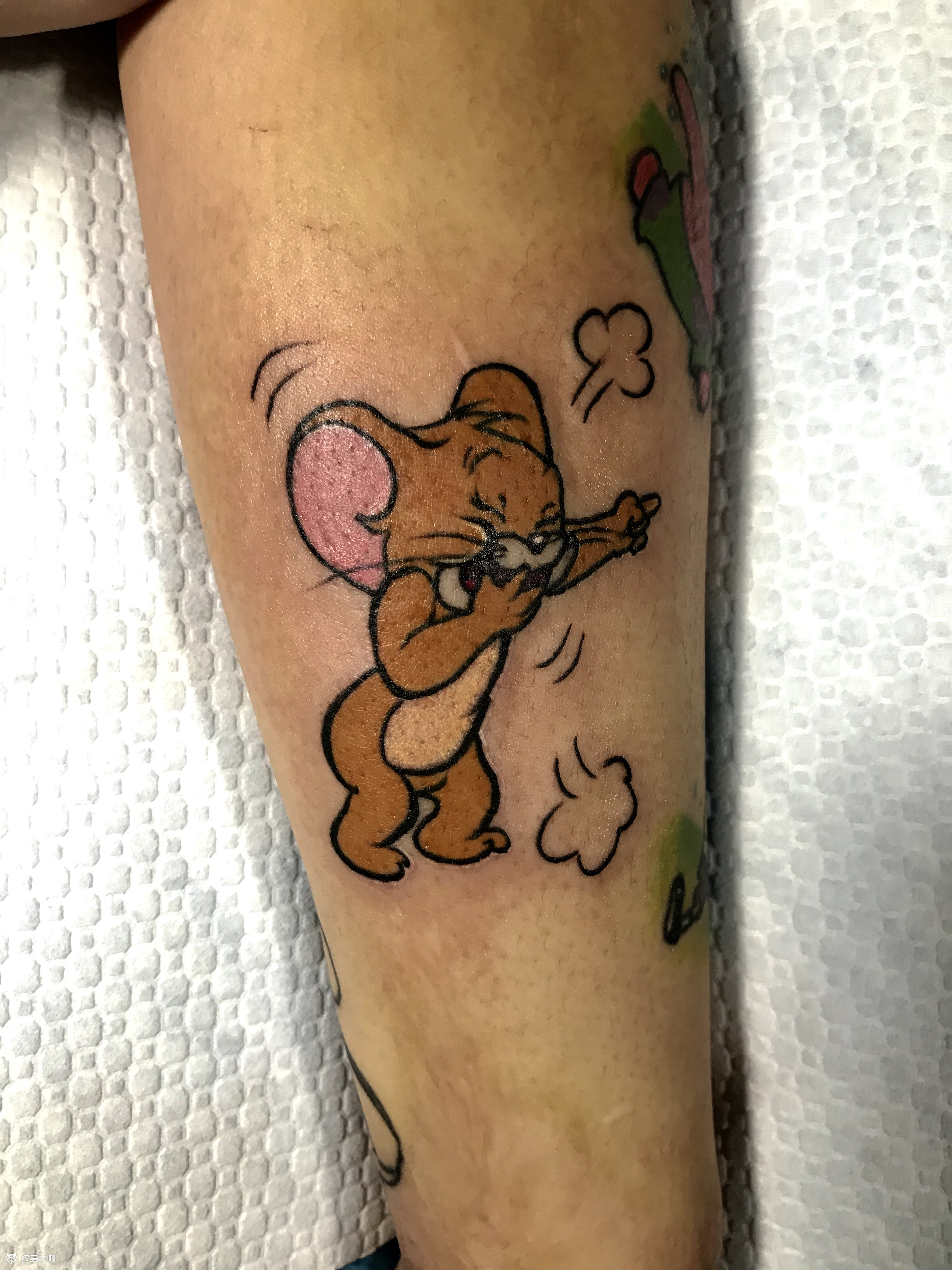 汤姆猫杰瑞鼠_纹身图案手稿图片_·桑榆97的纹身作品集