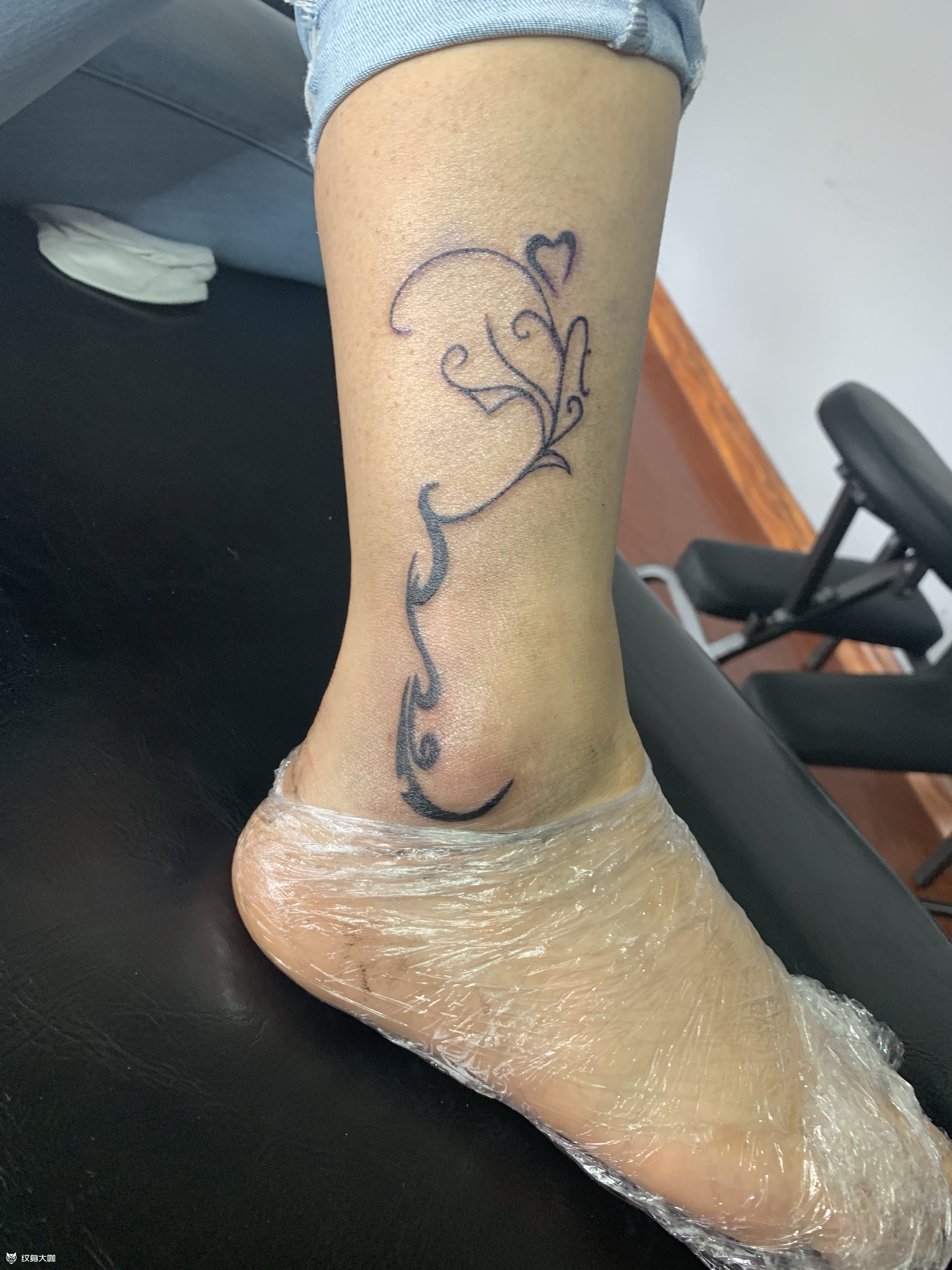 脚腕图腾_纹身图案手稿图片_聂金的纹身作品集