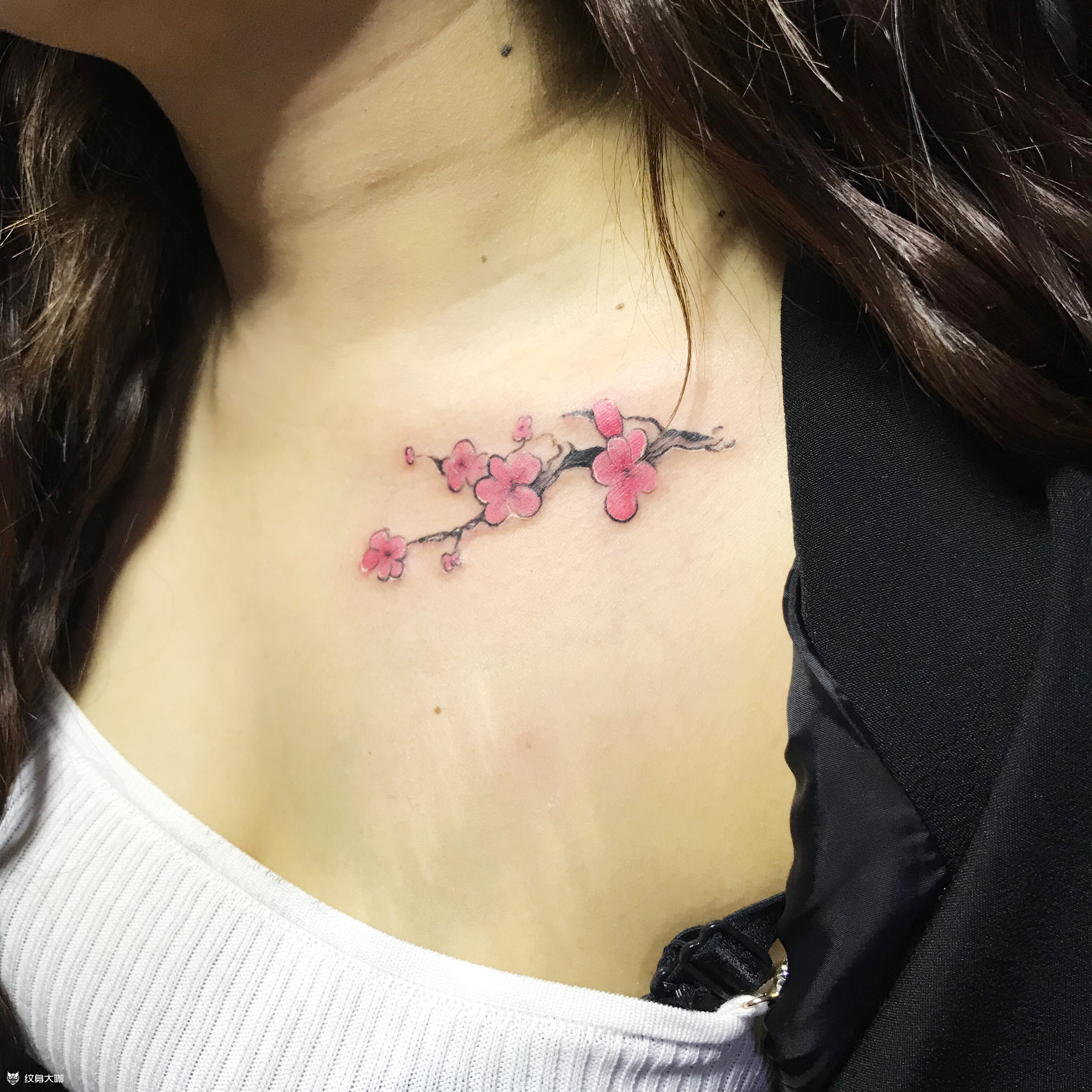 梅花_纹身图案手稿图片_tiko的纹身作品集