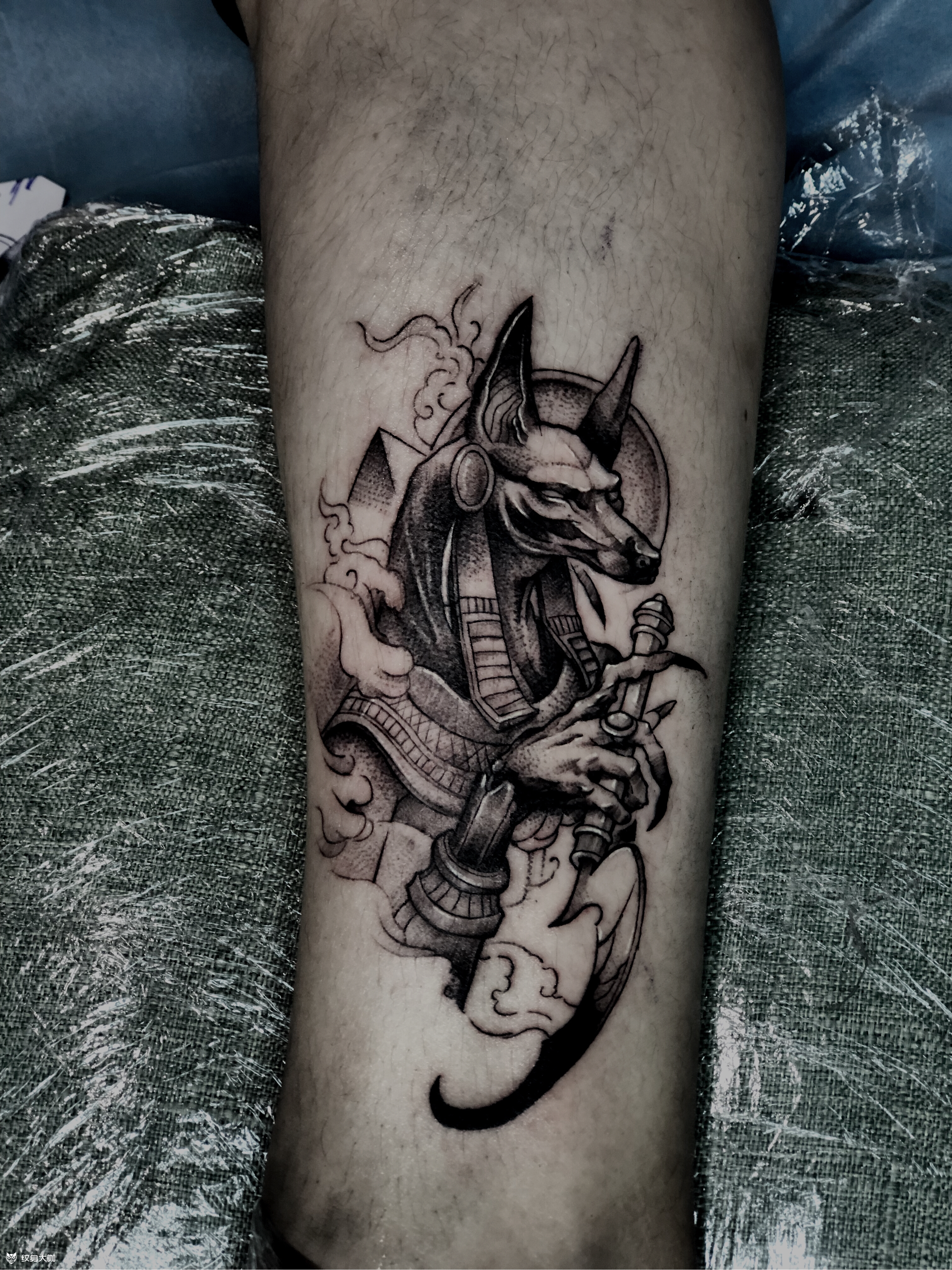 沙漠死神_纹身图案手稿图片_若水的纹身作品集