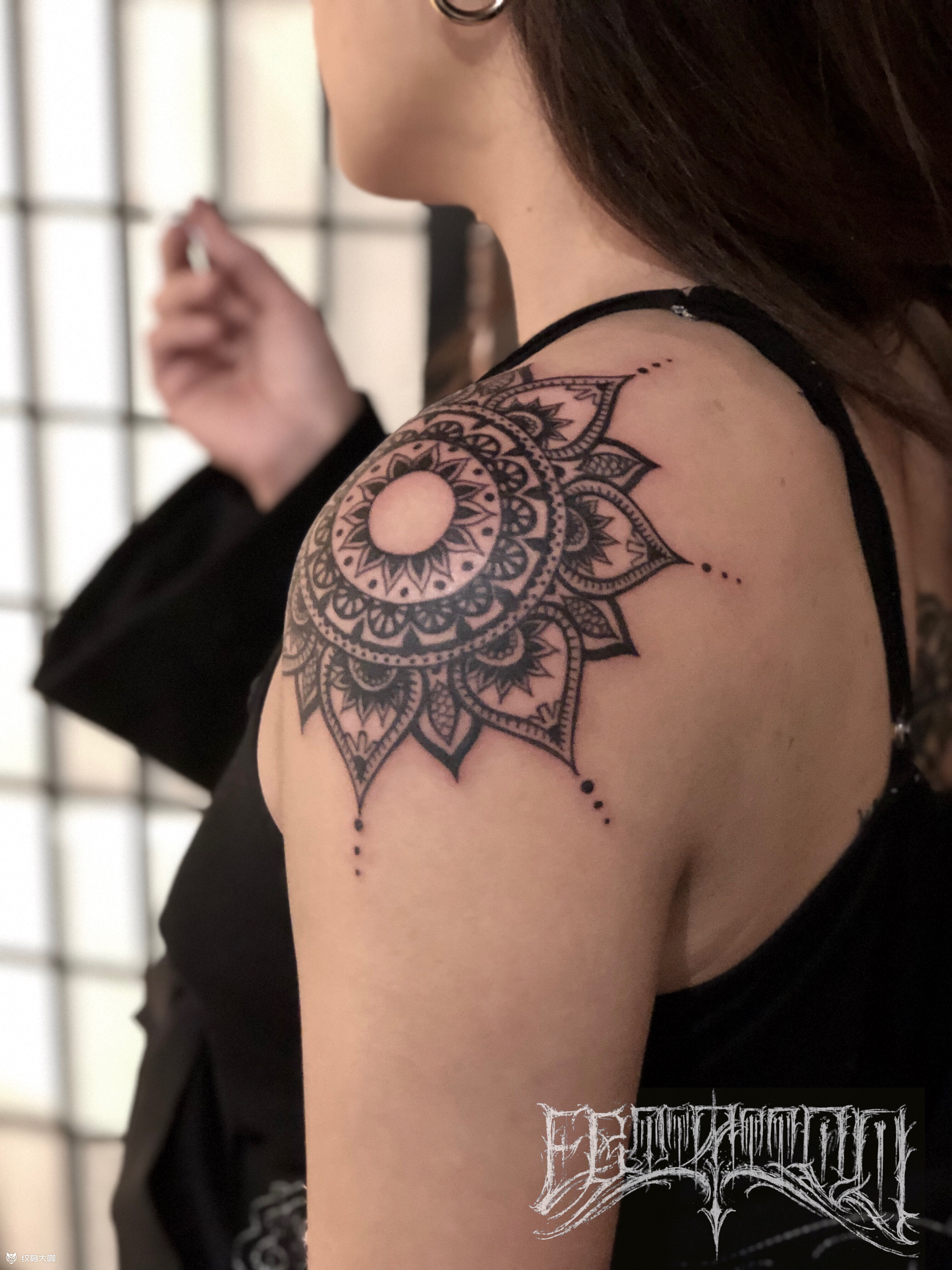 曼陀罗_纹身图案手稿图片_厂长的纹身作品集