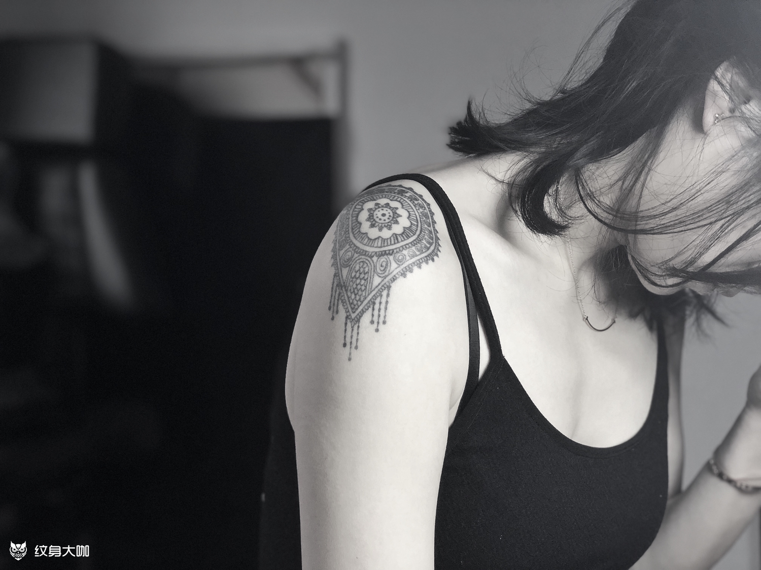 肩章_纹身图案手稿图片_小艾的纹身作品集