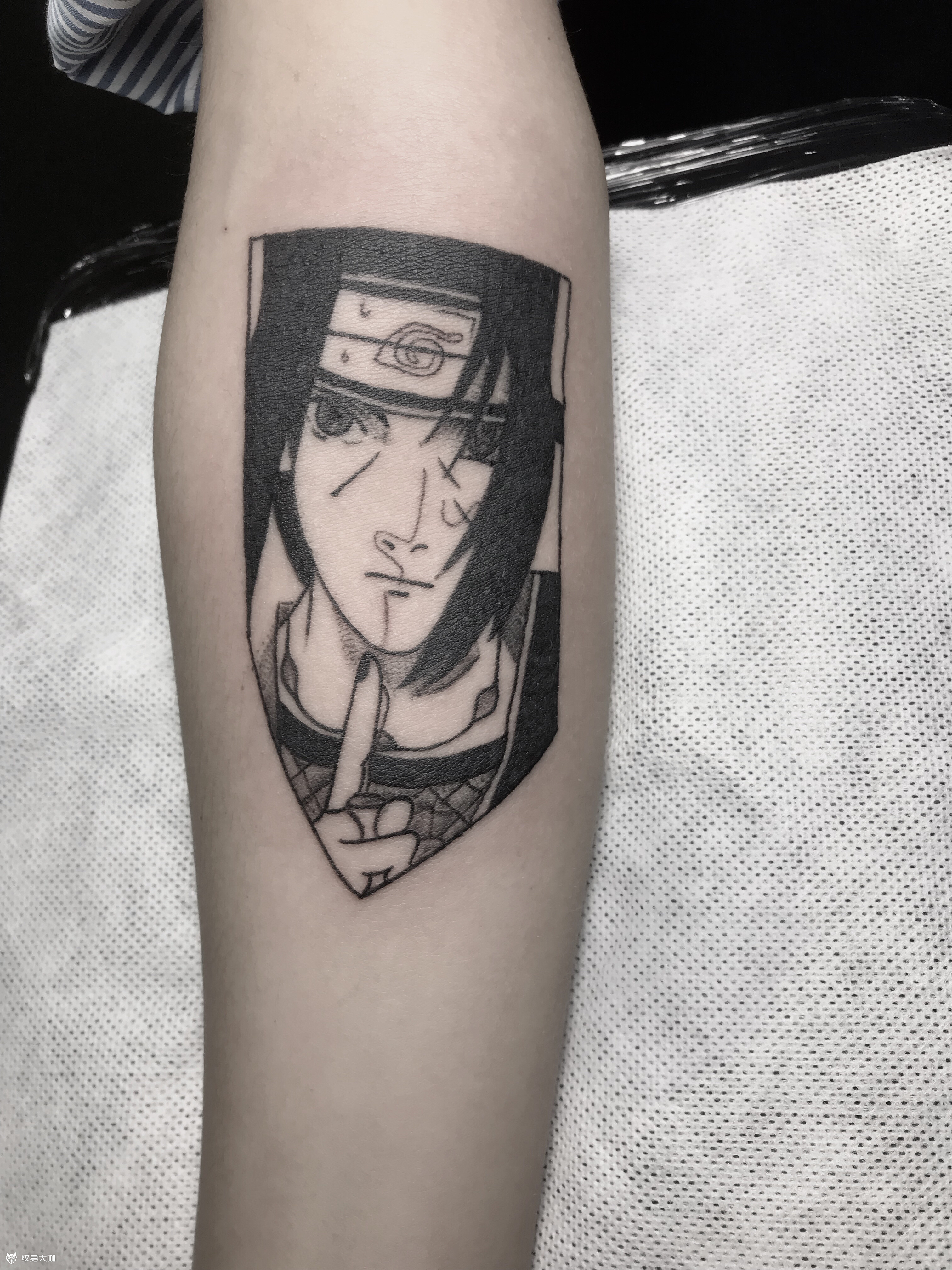 宇智波鼬_纹身图案手稿图片_爱吃小芒果的纹身作品集