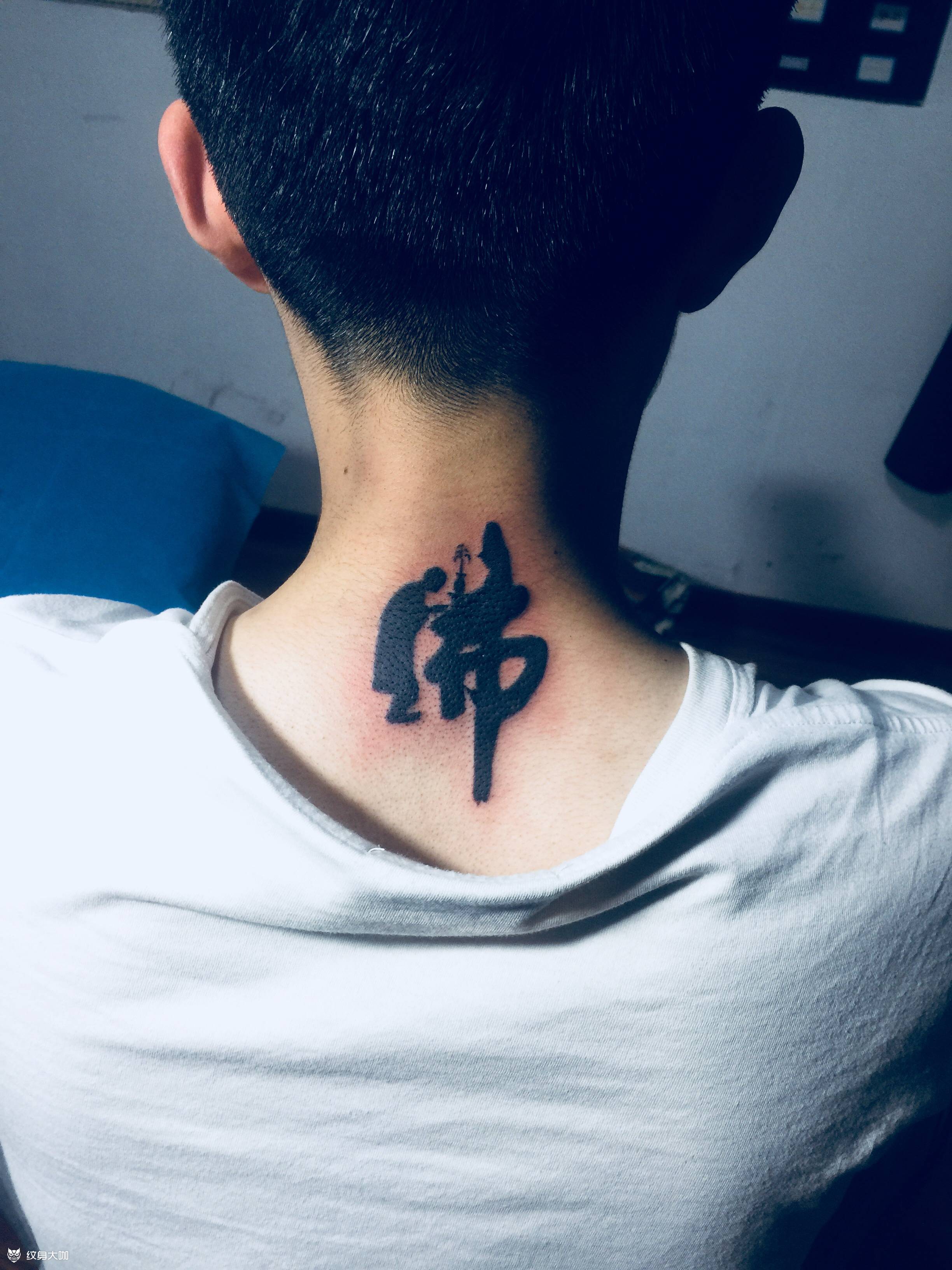 佛字_纹身图案手稿图片_杨哥的纹身作品集