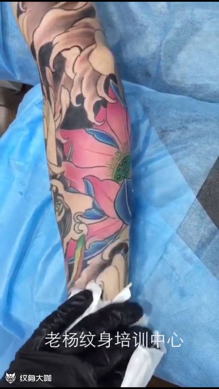 花臂微信15961414163_纹身图案手稿图片_老杨的纹身作品集