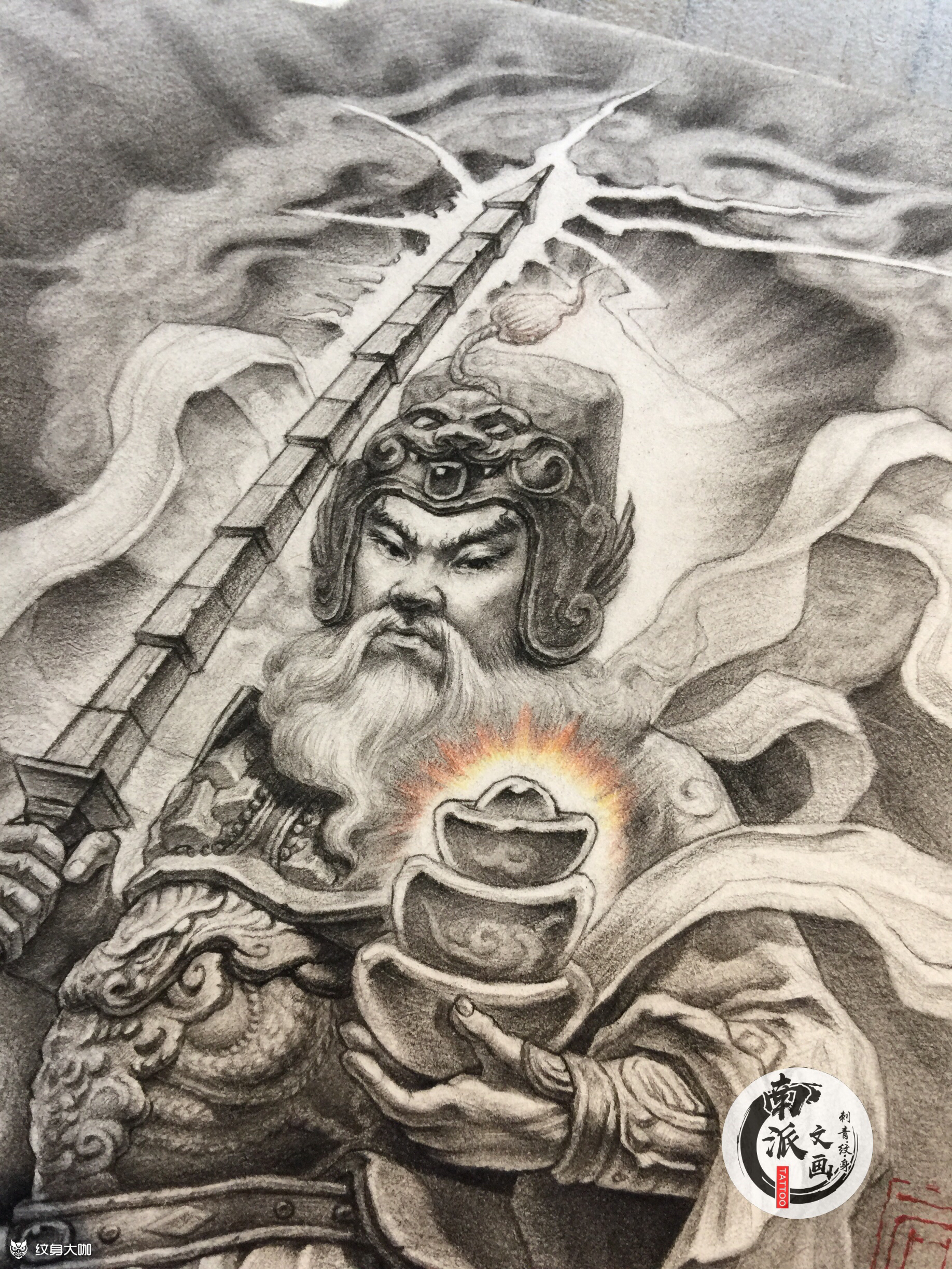 赵公明赵公明,本名朗,字公明_纹身吧社区 - 纹身大咖