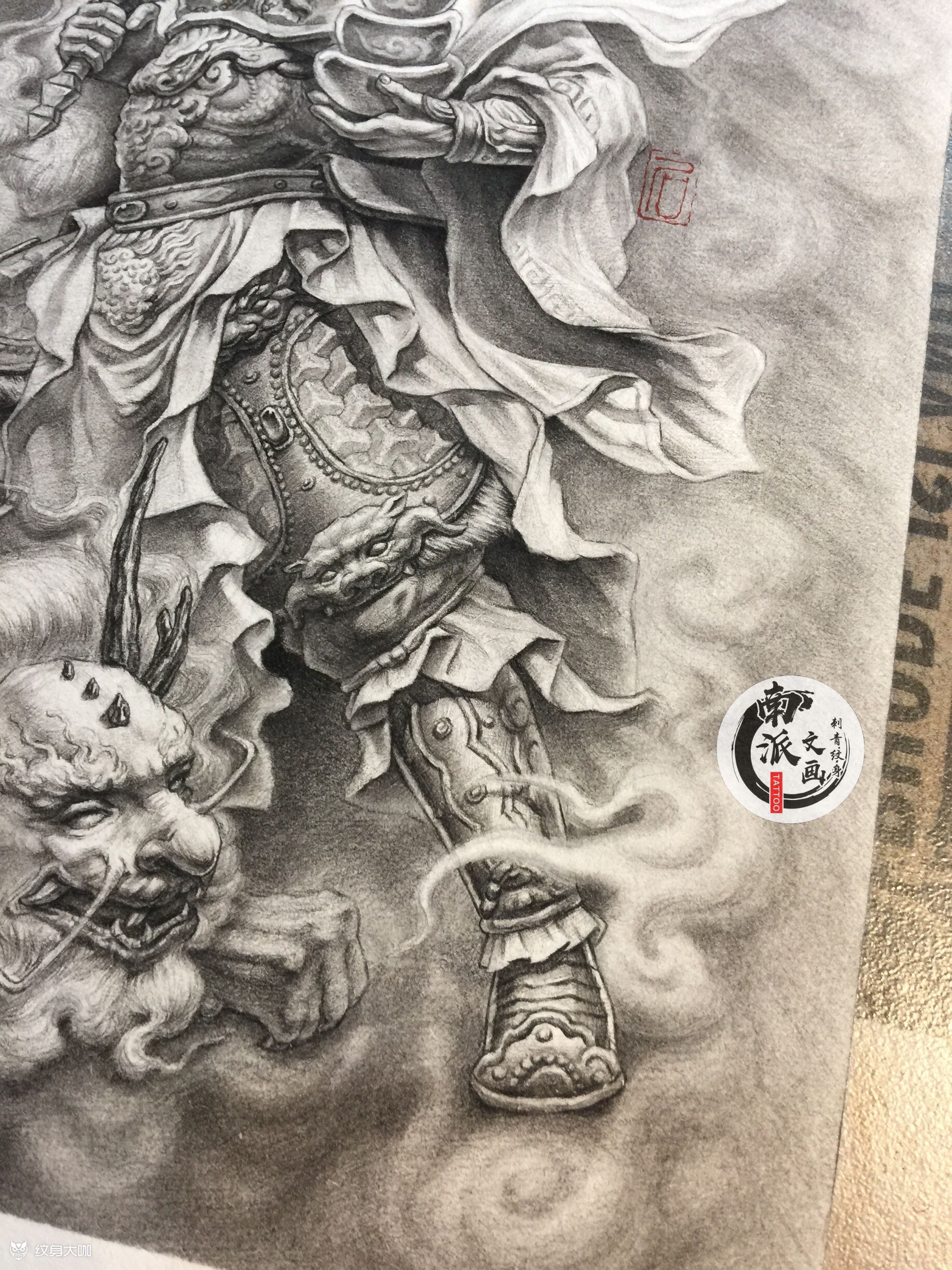 赵公明赵公明,本名朗,字公明_纹身吧社区 - 纹身大咖