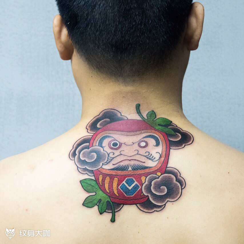 不倒翁 ,达摩蛋_纹身图案手稿图片_雕舞的纹身作品集