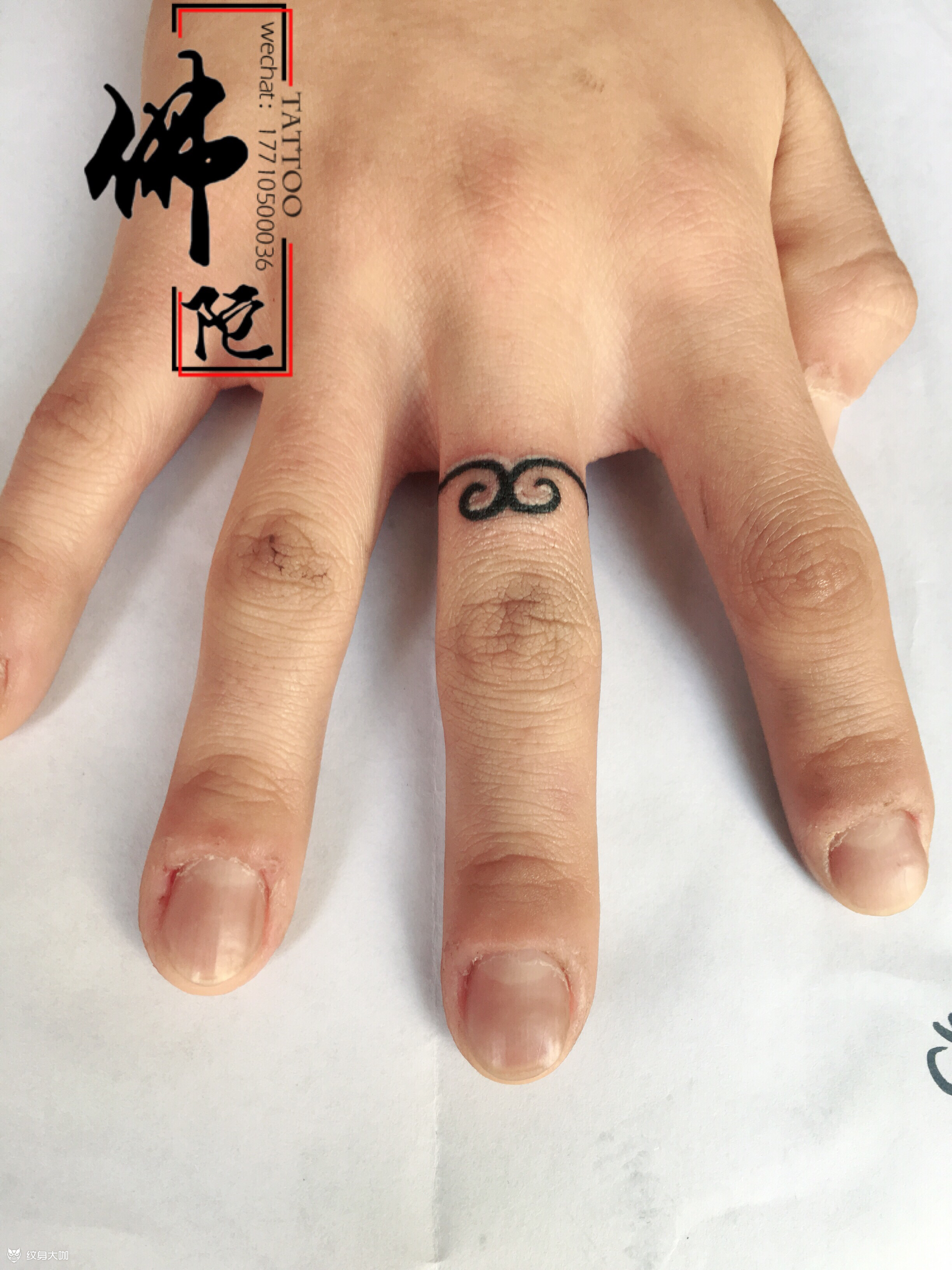 紧箍咒_纹身图案手稿图片_佛爷的纹身作品集