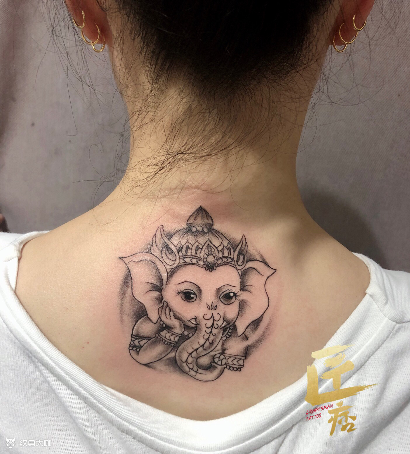 小象神_纹身图案手稿图片_宇恒的纹身作品集