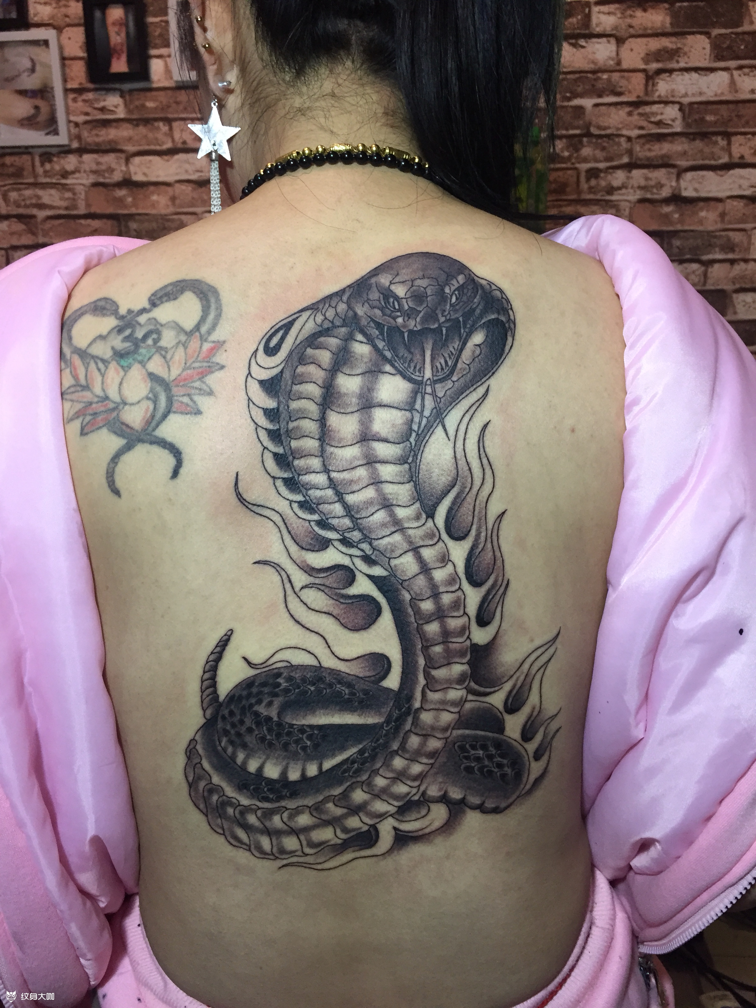 蛇97_纹身图案手稿图片_赵飞的纹身作品集